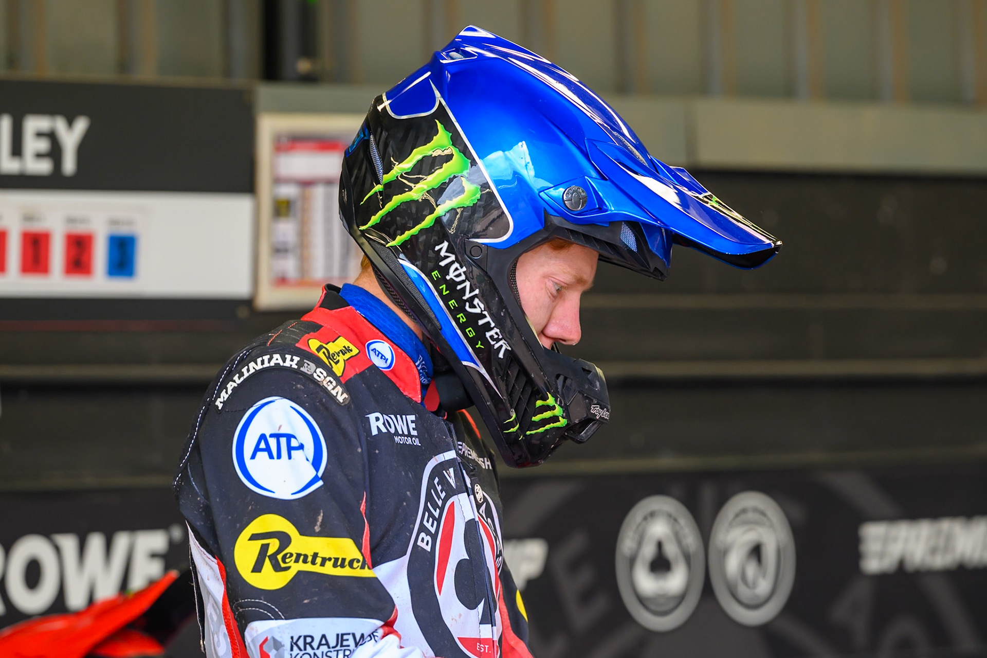 Dan Bewley of Belle Vue Aces during the Rowe Motor Oil Premiership match between Belle Vue Aces and Northampton Foxes at the National Speedway Stadium, Manchester on Monday 4th May 2026. (Photo: Ian Charles | MI News)
