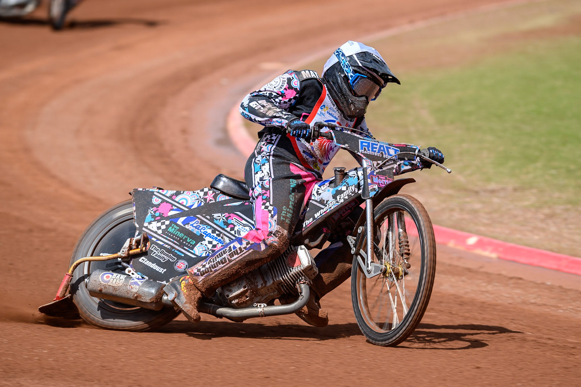BRITISH YOUTH CHAMPIONSHIP (500cc): Liam Morris (51) in action during the British Youth Speedway Championship at the National Speedway Stadium, Manchester on Sunday 10th May 2026. (Photo: Ian Charles | MI News)