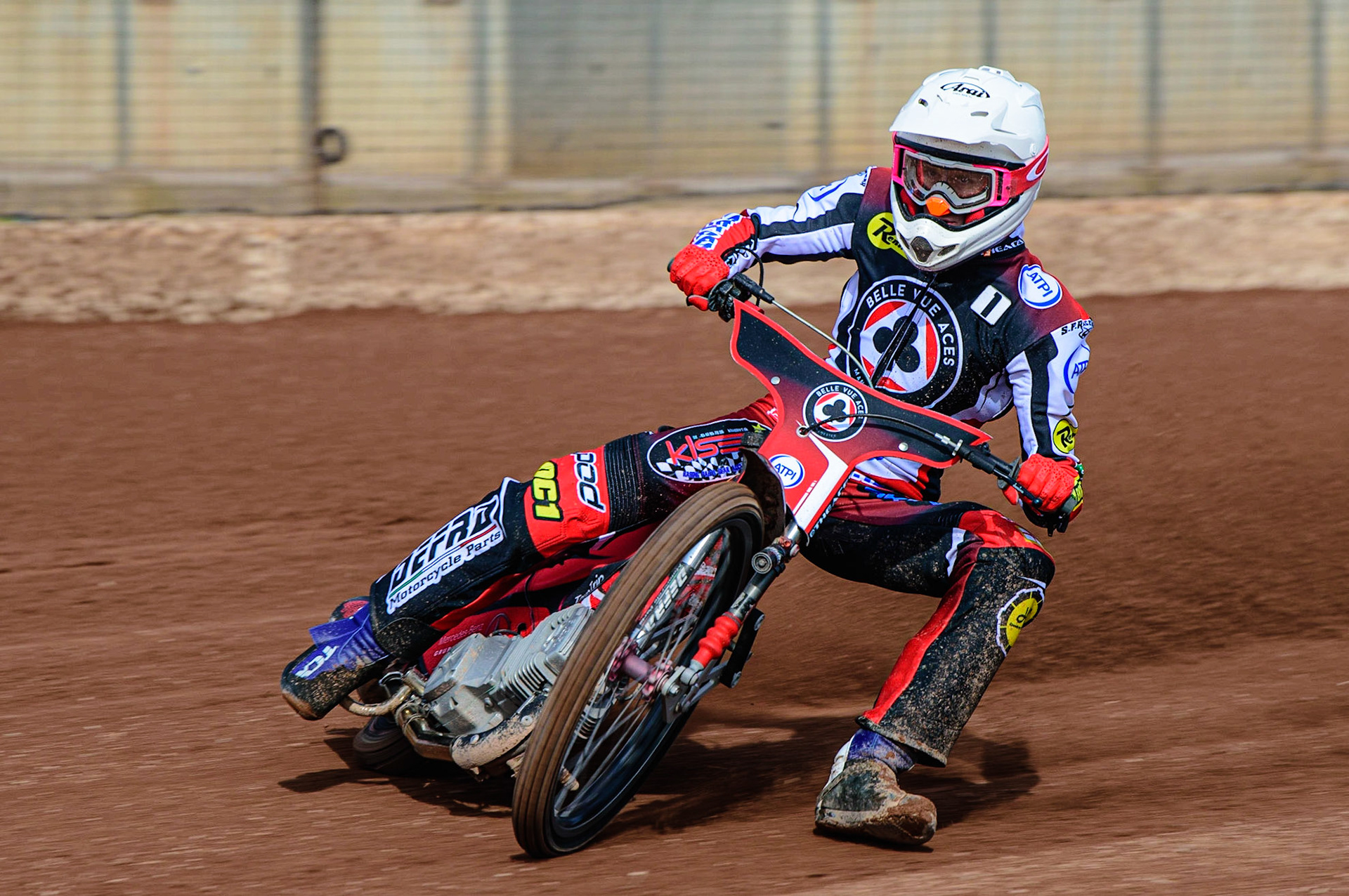 MANCHESTER, UK. MAR 14TH Max Fricke - Belle Vue 'ATPI' Aces during the Belle Vue Speedway Media Day at the National Speedway Stadium, Manchester on Monday 14th March 2022. (Credit: Ian Charles | MI News)