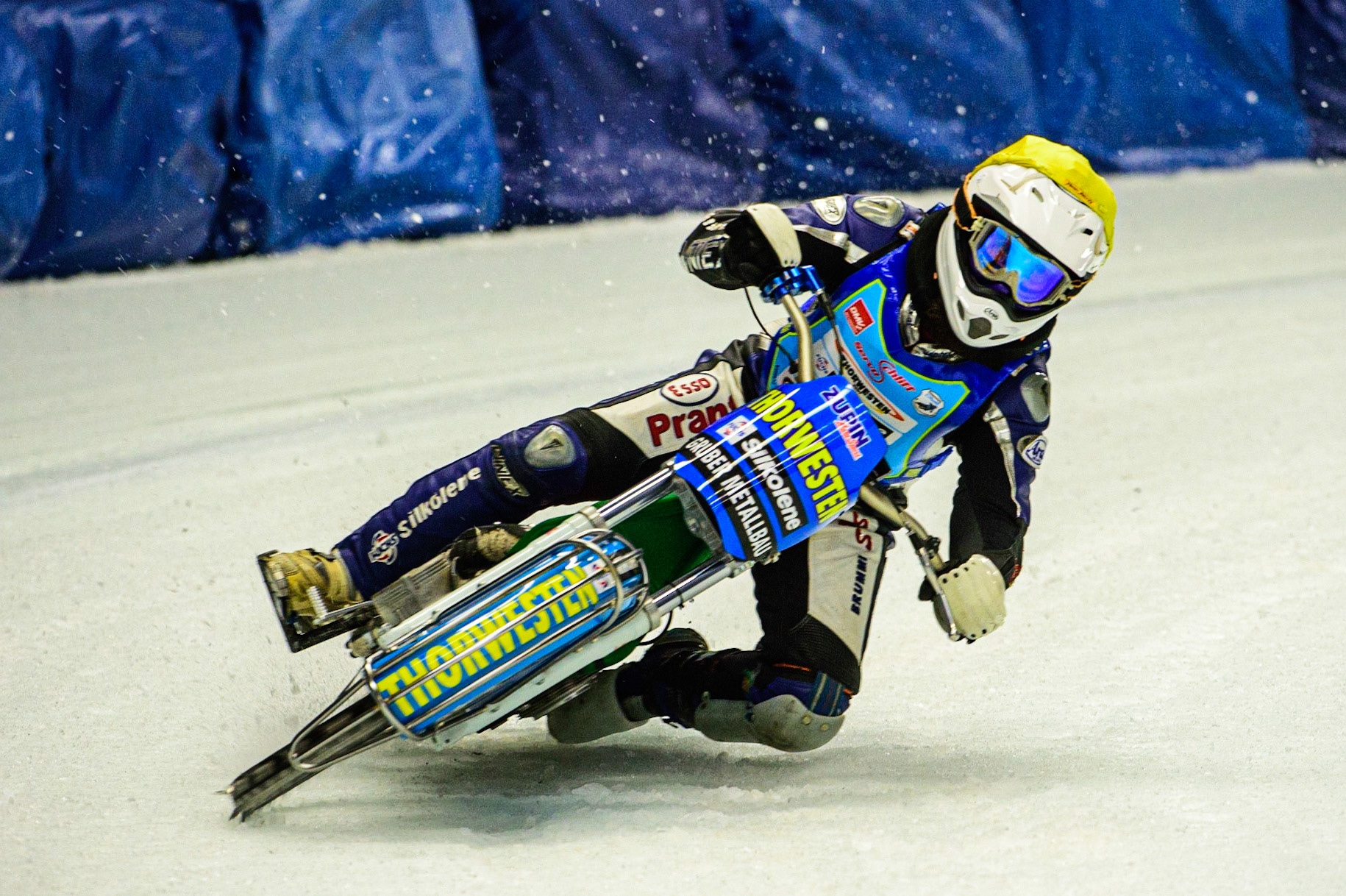 Markus Skabraut in action during the Race of Legends at the Max-Aicher-Arena, Inzell on Friday 17th March 2023. (Photo: Ian Charles | MI News)