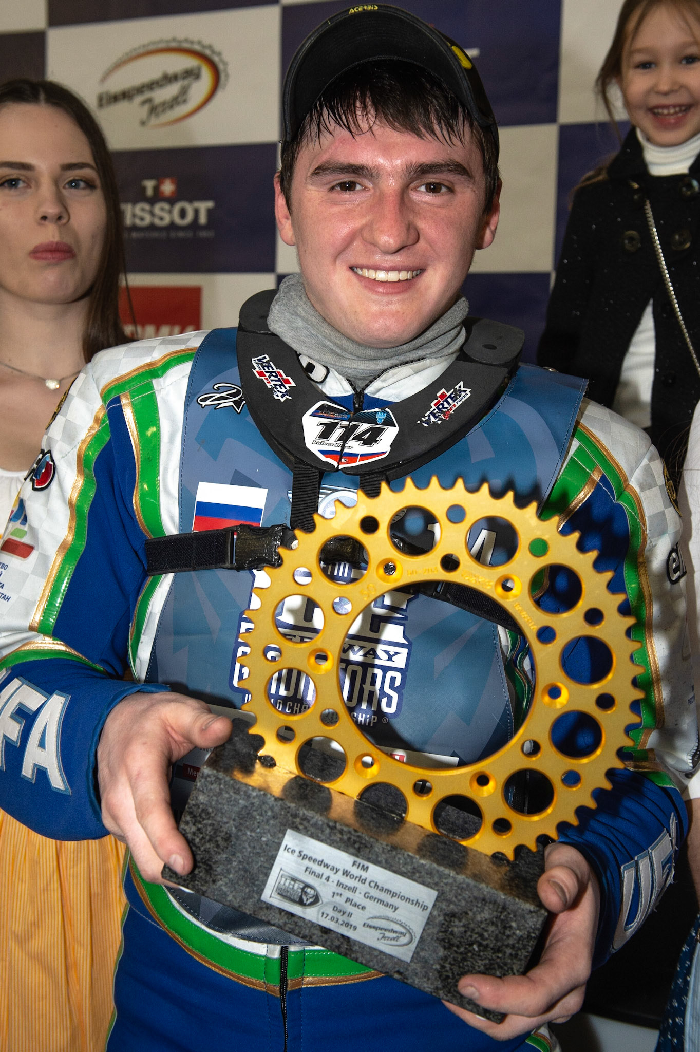 Photo: Ian Charles

Sunday Winner - Dinar Valeev

FIM Ice Speedway Gladiators World Championship, Event 4.2, Max-Aicher-Arena, Inzell, Germany, Sunday 17 March 2019