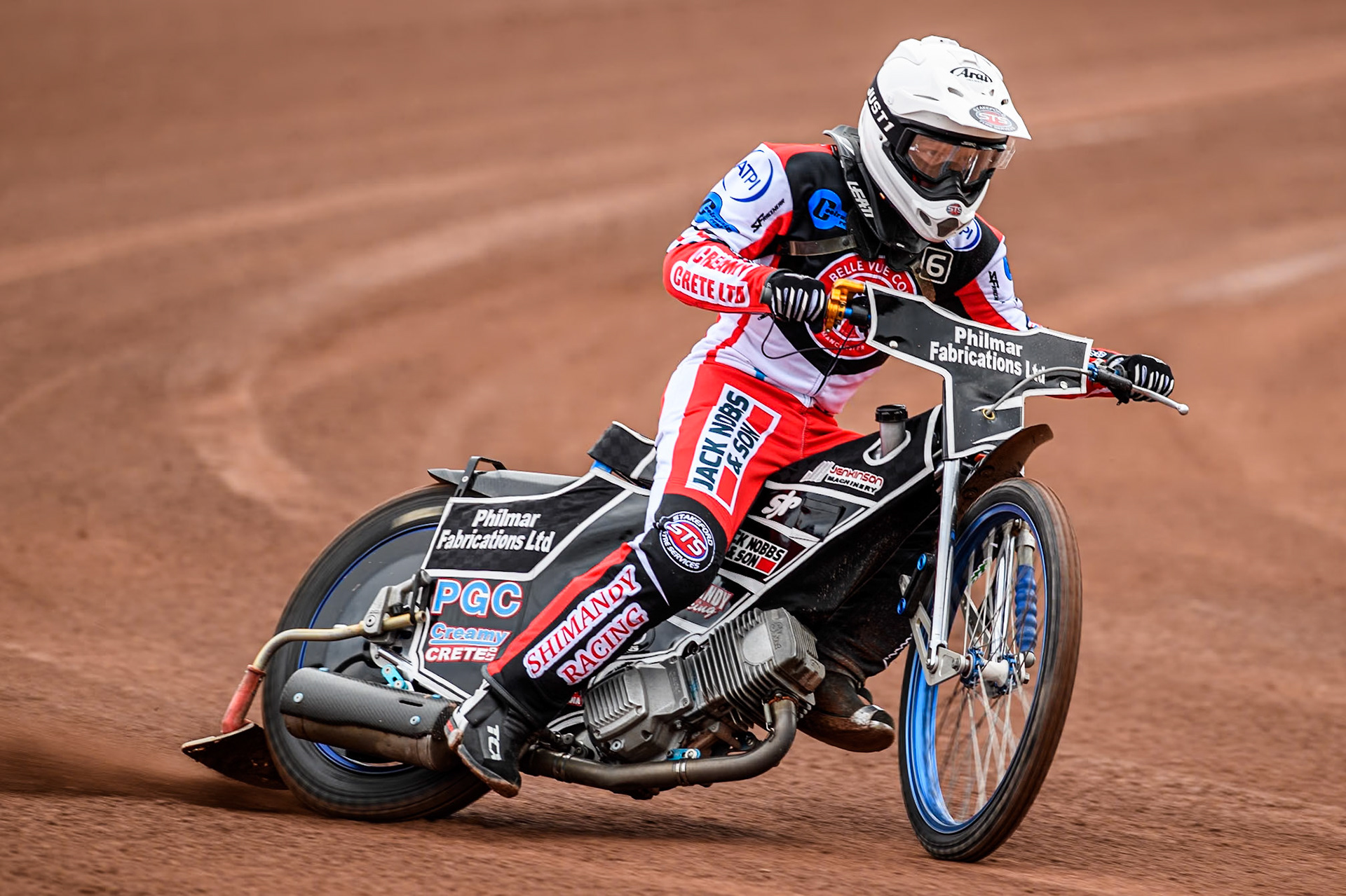 Belle Vue Colts' rider Jack Shimelt  in action during the Belle Vue Aces Media Day at the National Speedway Stadium, Manchester on Monday 11th March 2024. (Photo: Ian Charles | MI News)