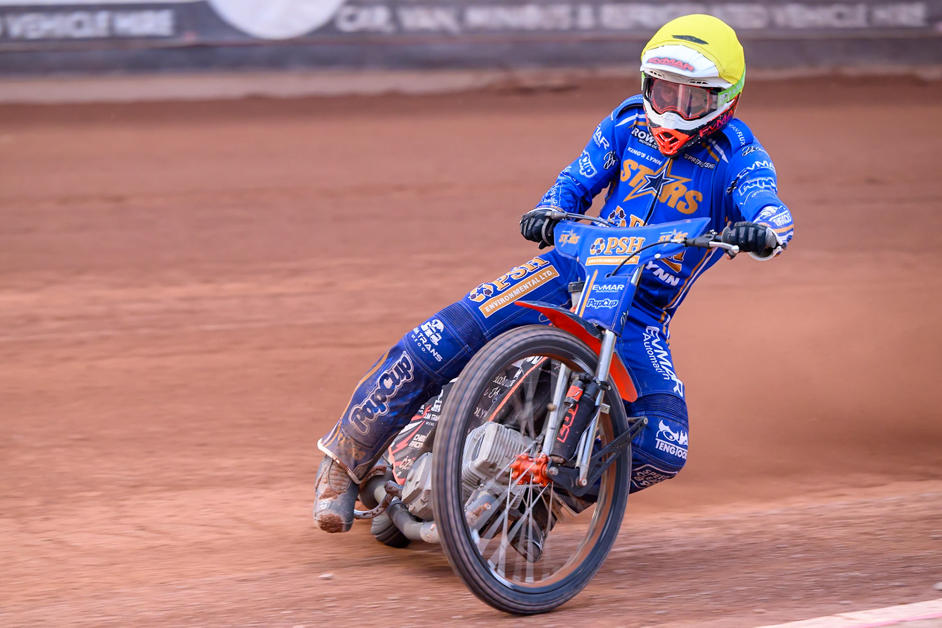 Jan Kvech of Kings Lynn Stars in action during the Rowe Motor Oil Premiership match between Belle Vue Aces and King's Lynn Stars at the National Speedway Stadium, Manchester on Monday 29th June 2026. (Photo: Ian Charles | MI News)
