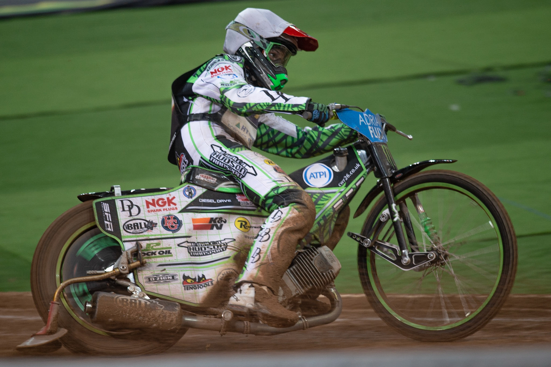 CARDIFF,WALES Charles Wright of Great Britain in action  during the ADRIAN FLUX BRITISH FIM SPEEDWAY GRAND PRIX at the Principality Stadium, Cardiff on Saturday 21st September 2019. (Credit: Ian Charles | MI News)