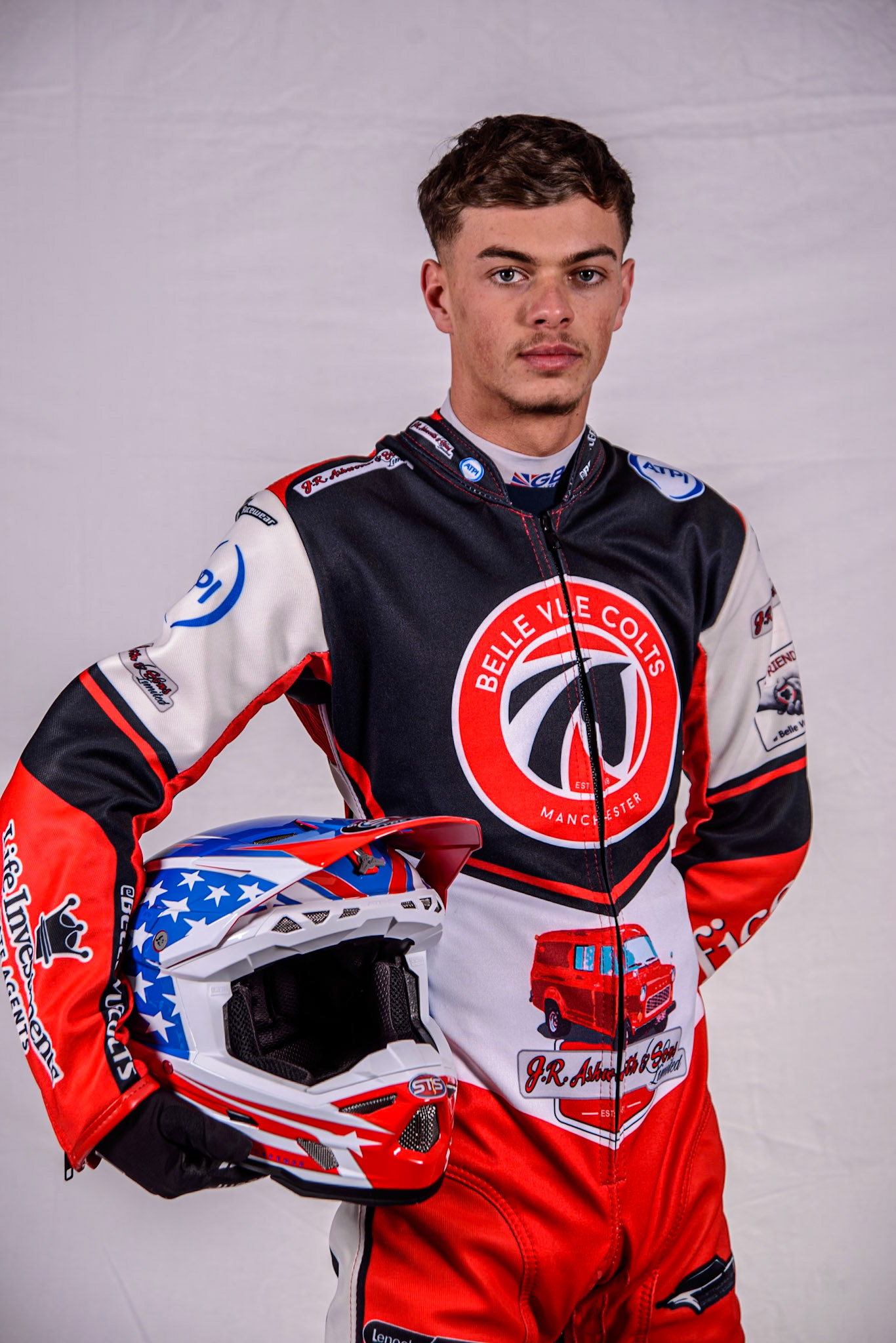 Freddy Hodder - Belle Vue Colts during the Belle Vue Aces Media Day at the National Speedway Stadium, Manchester on Wednesday 12th March 2025. (Photo: Ian Charles | MI News)f
