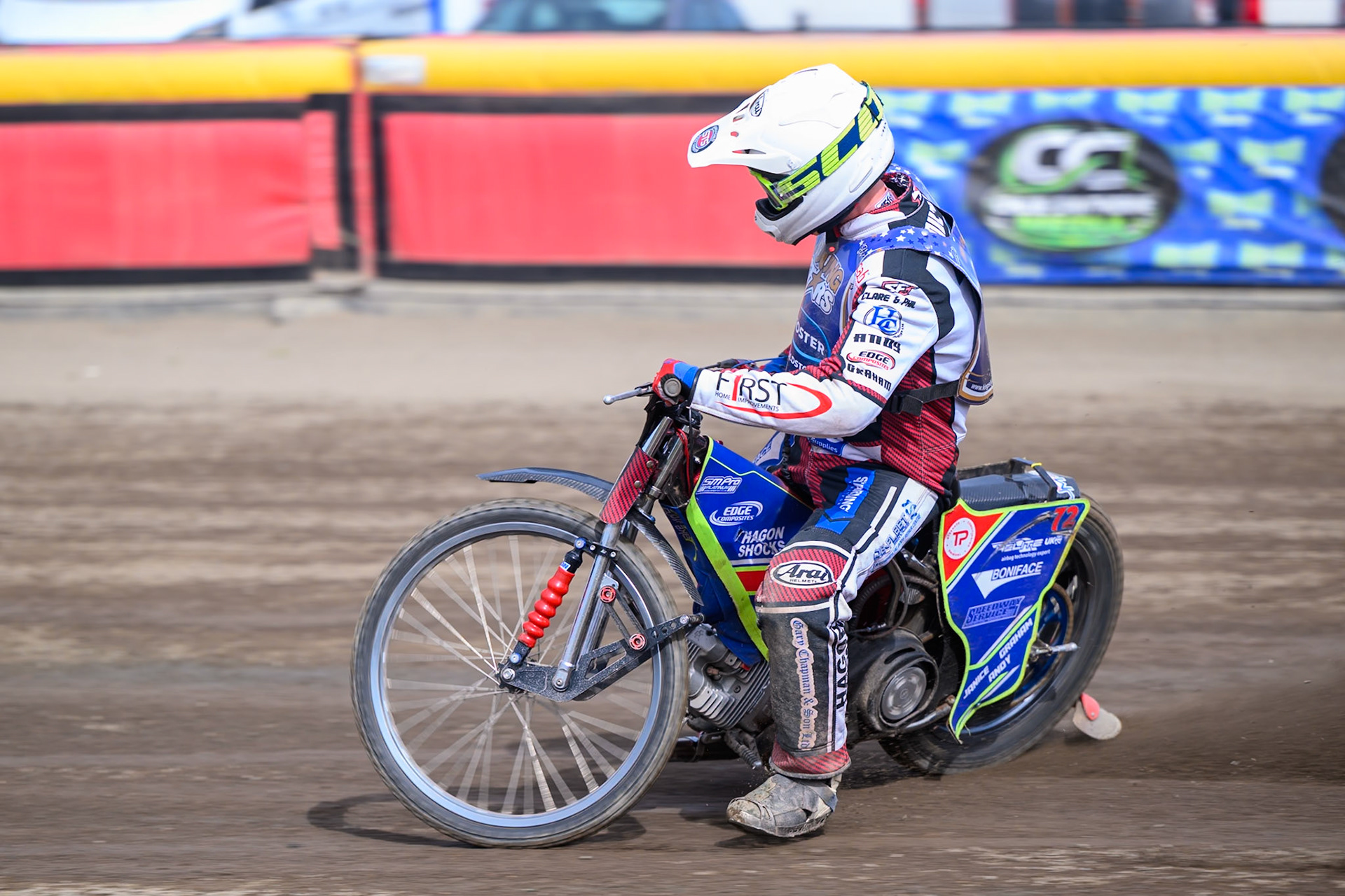 Jake Mulford of Kings Lynn Young Stars in action during the WSRA National Development League match between Buxton Bulls and King's Lynn Young Stars at Hi-Edge Speedway, Buxton on Sunday 9th August 2026. (Photo: Ian Charles | MI News)