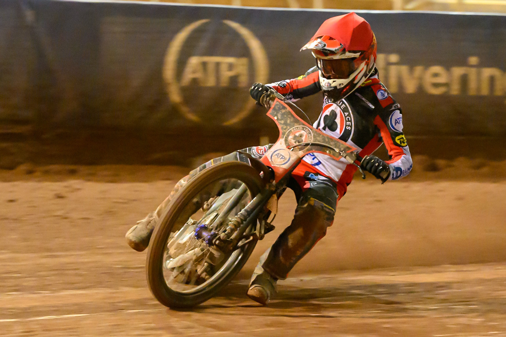 Zach Cook of Belle Vue Aces in action during the Rowe Motor Oil Premiership Grand Final 2nd Leg between Belle Vue Aces and Sheffield Tigers at the National Speedway Stadium, Manchester on Friday 16th October 2026. (Photo: Ian Charles | MI News)