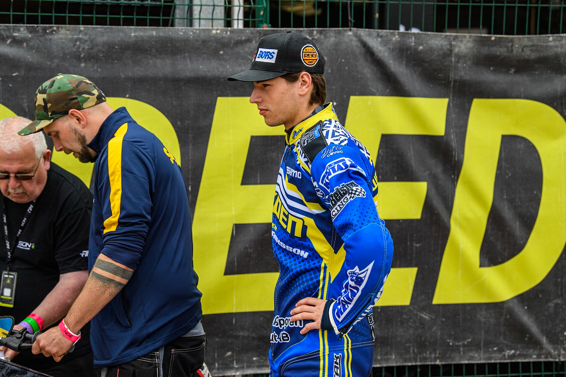 Casper Henriksson of Sweden during the Monster Energy FIM Speedway of Nations 2 (Under 21) Final at the National Speedway Stadium, Manchester on Friday 12th July 2024. (Photo: Ian Charles | MI News)