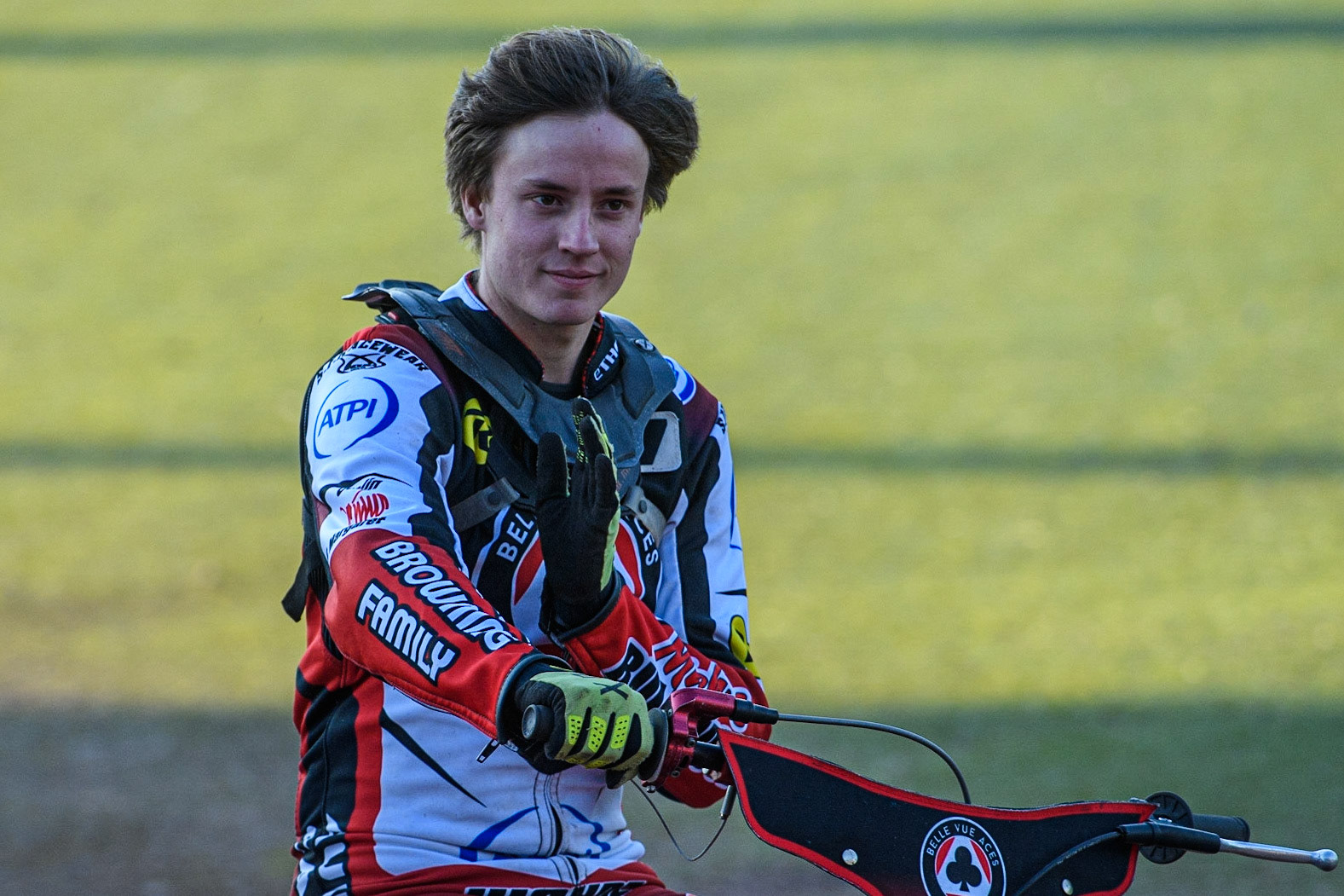 Connor Bailey - Belle Vue ATPI Aces during the Sports Insure Premiership match between Belle Vue Aces and Sheffield Tigers at the National Speedway Stadium, Manchester on Monday 7th August 2023. (Photo: Ian Charles | MI News)