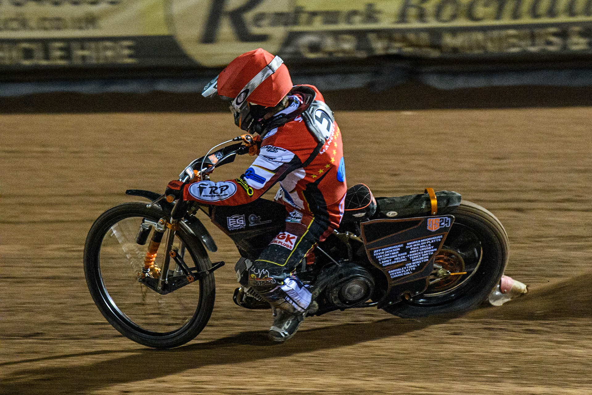 Jack Smith in action for Belle Vue Cool Running Colts during the National Development League match between Belle Vue Colts and Leicester Lion Cubs at the National Speedway Stadium, Manchester on Friday 8th September 2023. (Photo: Ian Charles | MI News)