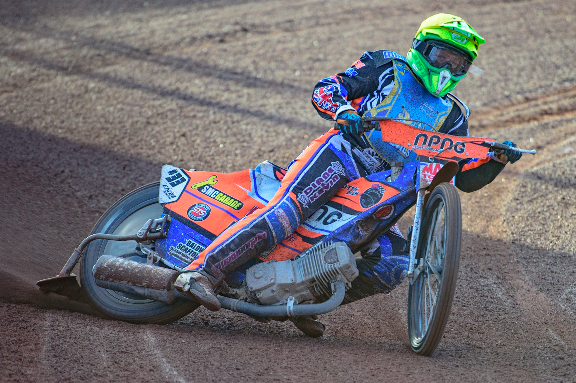 MANCHESTER, UK. MAY 27TH  Josh Embleton  in action  for Armadale Stellar Devils  during the National Development League match between Belle Vue Colts and Armadale Devils at the National Speedway Stadium, Manchester on Friday 27th May 2022. (Credit: Ian Charles | MI News)