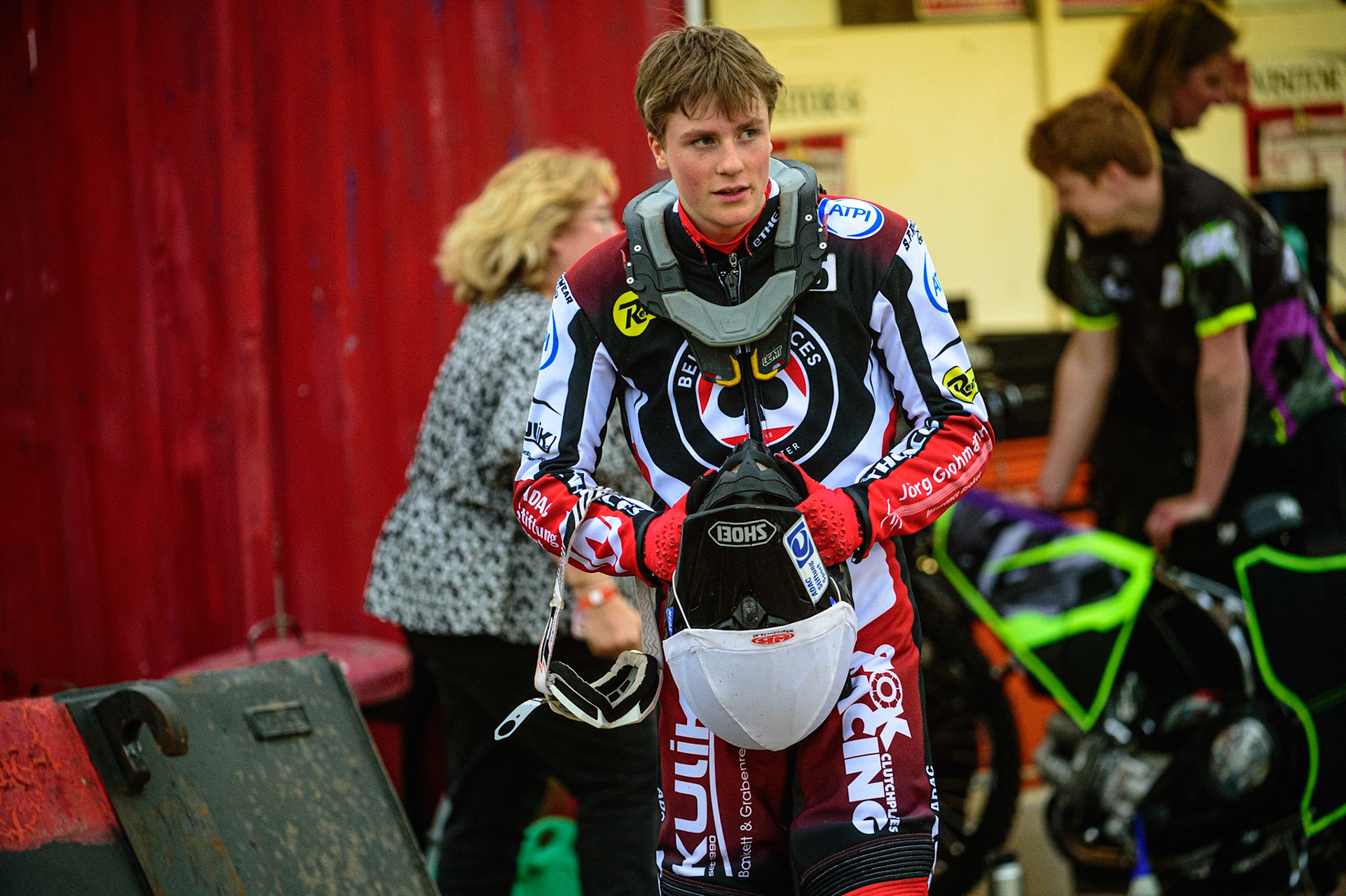 PETERBOROUGH, UK. MAY 9TH  Norick Blödorn  during the SGB Premiership match between Peterborough Panthers and Belle Vue Aces at East of England Showground, Peterborough on Monday 9th May 2022. (Credit: Ian Charles | MI News)
