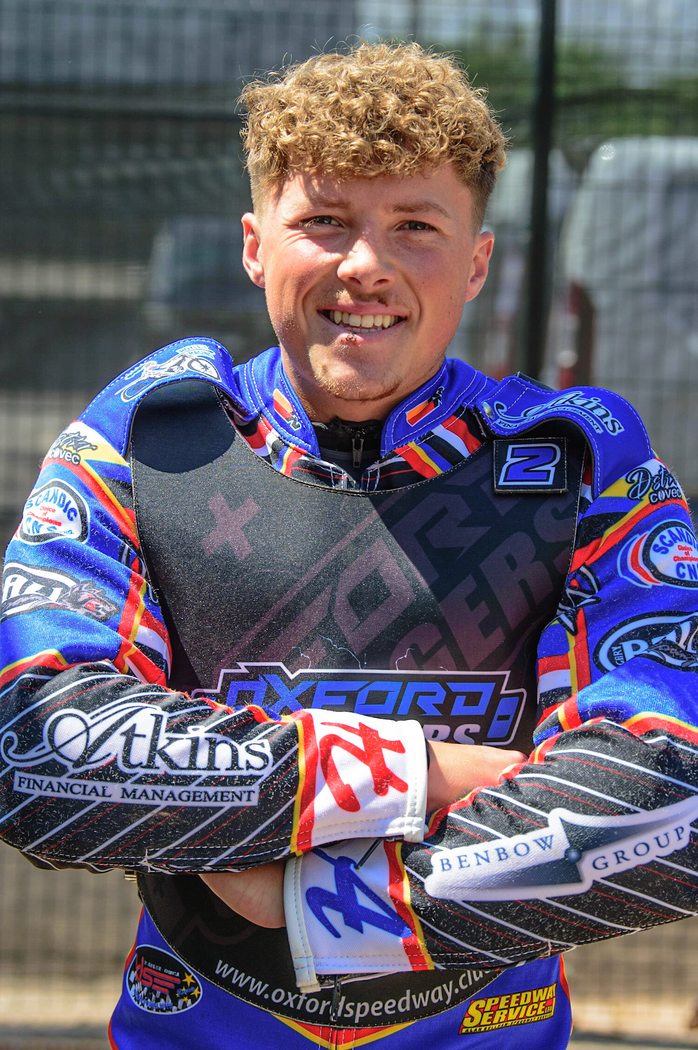 MANCHESTER, UK.  JUN 3RD  Henry Atkins  guest rider for Oxford Chargers  during the National Development League match between Belle Vue Colts and Oxford Chargers at the National Speedway Stadium, Manchester on Friday 3rd June 2022. (Credit: Ian Charles | MI News)