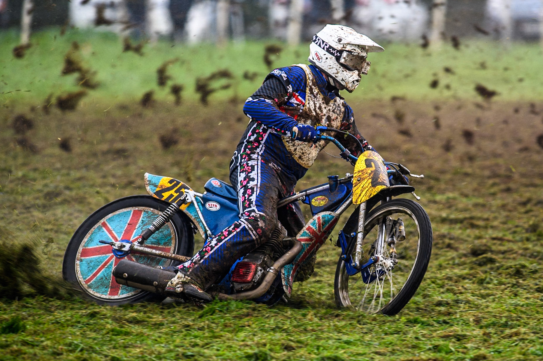 Jason Prynne (25) in action in the 500cc Upright Class during the ACU British Upright Championships at Woodhouse Lance, Gawsworth, Cheshire on Sunday 8th September 2024. (Photo: Ian Charles | MI News)
