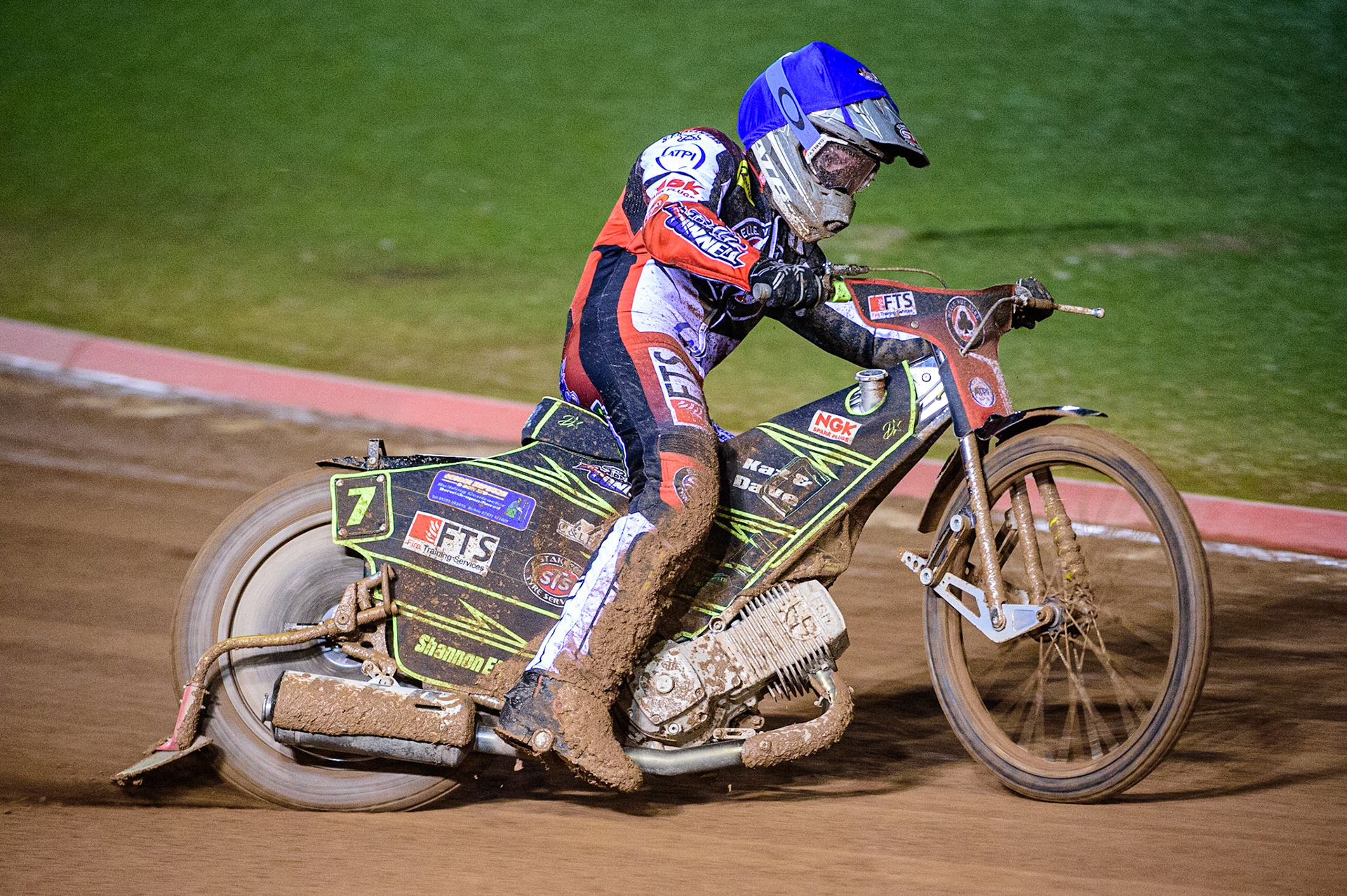 Jye Etheridge  in action  for Belle Vue ATPI Aces  during the SGB Premiership Grand Final 1st leg between Belle Vue Aces and Sheffield Tigers at the National Speedway Stadium, Manchester on Monday 10th October 2022. (Credit: Ian Charles | MI News)