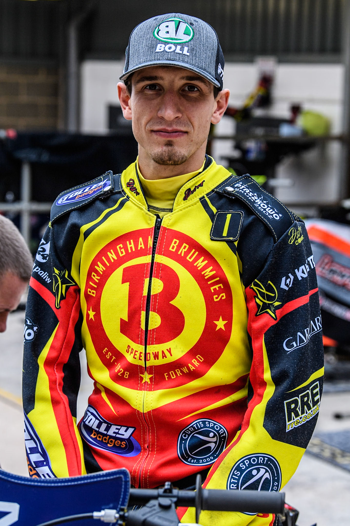 Birmingham Brummies' Piotr Pawlicki during the Rowe Motor Oil Premiership match between Belle Vue Aces and Birmingham Brummies at the National Speedway Stadium, Manchester on Monday 6th May 2024. (Photo: Ian Charles | MI News)