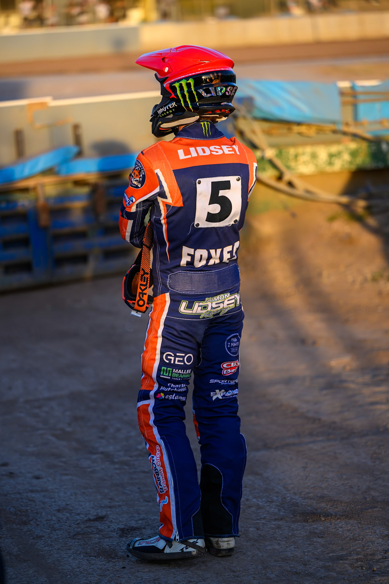 Jaimon Lidsey of Northampton Foxes  during the Rowe Motor Oil Premiership match between Northampton Foxes and Belle Vue Aces at Northampton International Shaleway, Northampton on Thursday 13th August 2026. (Photo: Ian Charles | MI News)