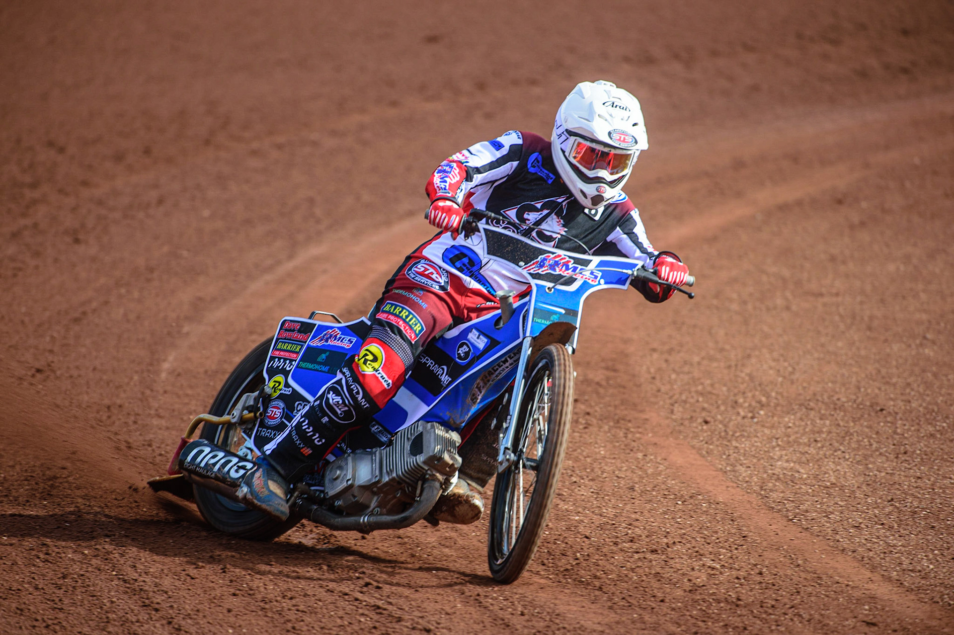 MANCHESTER, UK. MAR 14TH Archie Freeman in action  during the Belle Vue Speedway Media Day at the National Speedway Stadium, Manchester on Monday 14th March 2022. (Credit: Ian Charles | MI News)