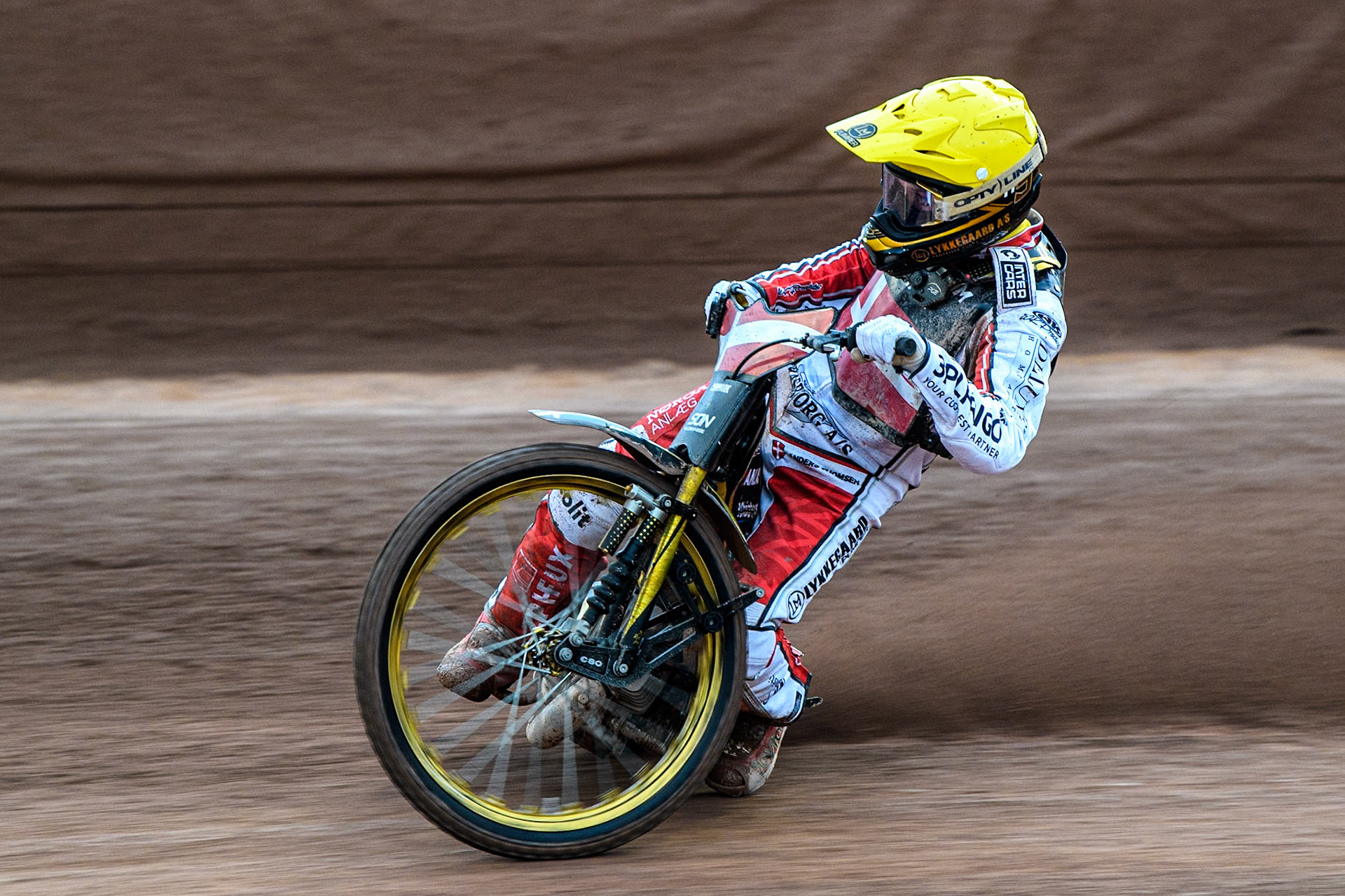 Anders Thomsen of Denmark in action during the Monster Energy FIM Speedway of Nation Semi Final 2 at the National Speedway Stadium, Manchester on Wednesday 10th July 2024. (Photo: Ian Charles | MI News)