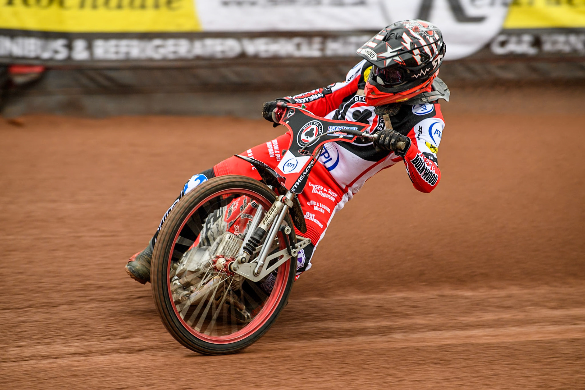 Belle Vue Aces' rider Connor Bailey in action during the Belle Vue Aces Media Day at the National Speedway Stadium, Manchester on Monday 11th March 2024. (Photo: Ian Charles | MI News)