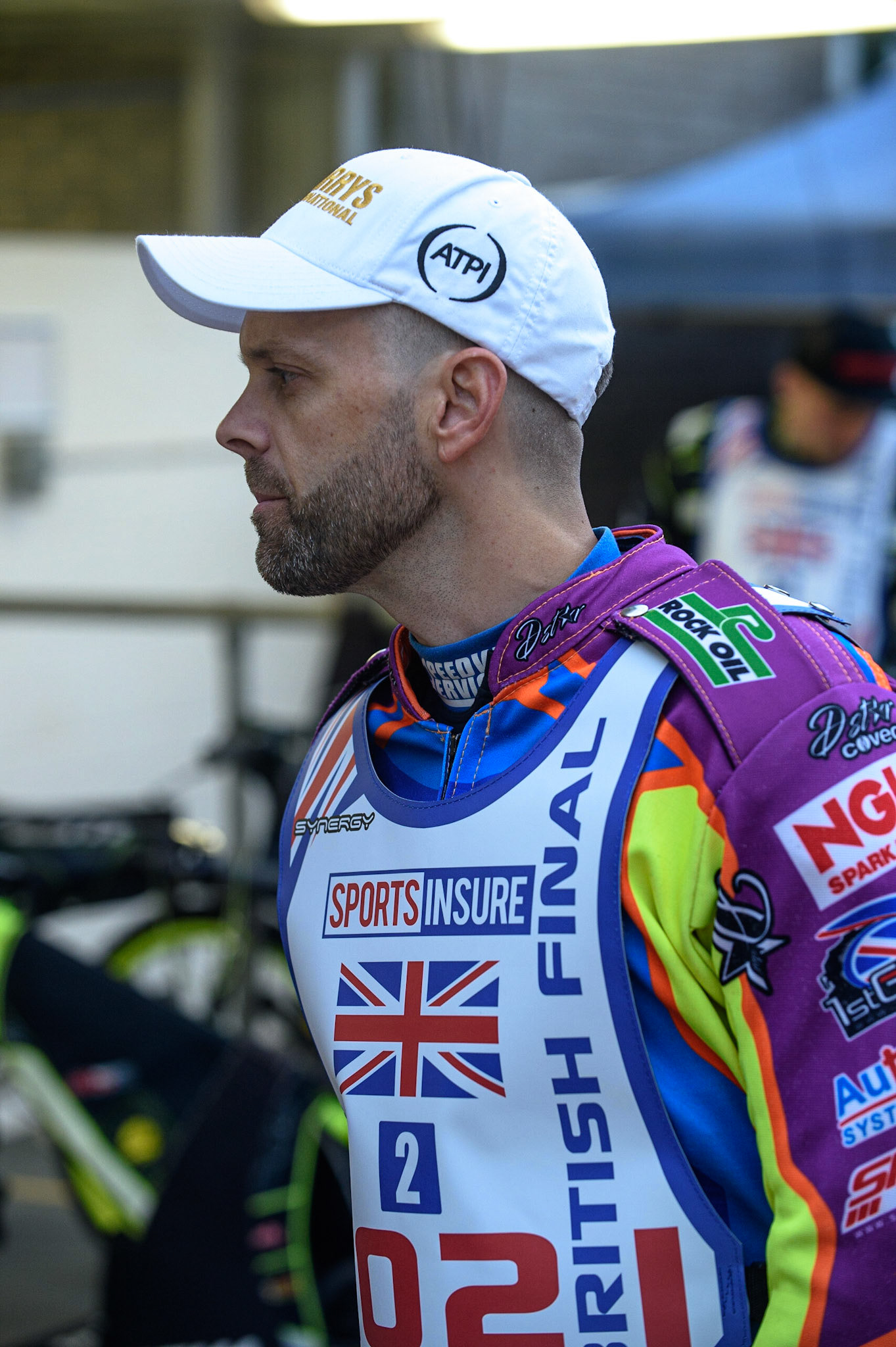 MANCHESTER, UK. AUGUST 16TH   Defending Champion Rory Schlein before the meeting during the Sports Insure British Speedway Finals at the National Speedway Stadium, Manchester on Monday 16th August 2021. (Credit: Ian Charles | MI News)