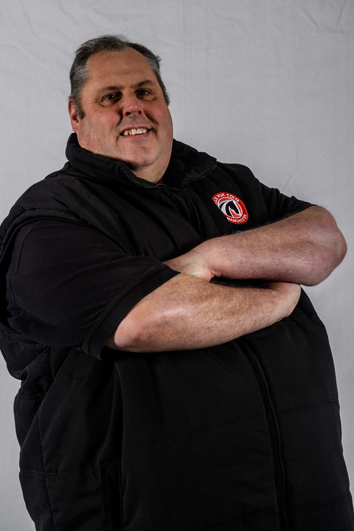Belle Vue Colts'  Joint Team Manager Steve Williams during the Belle Vue Aces Media Day at the National Speedway Stadium, Manchester on Monday 11th March 2024. (Photo: Ian Charles | MI News)