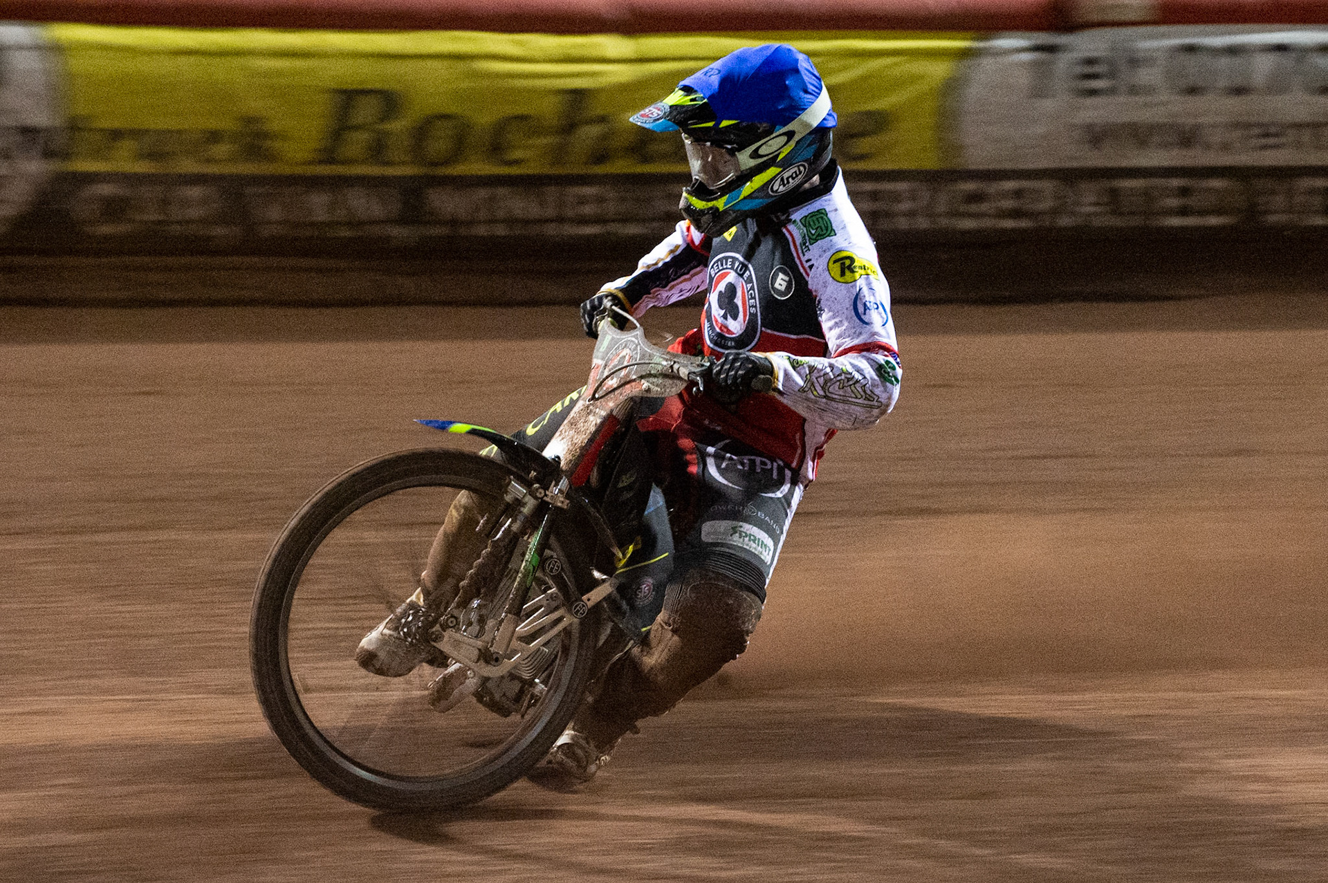 Photo: Ian CharlesKyle Bickley of Belle Vue 'BikeRight' Aces in action Belle Vue ‘Bikerite ’Aces v ‘ATPI’ All Stars, Premiership Challenge, National Speedway Stadium, Manchester Thursday  24  September  2020