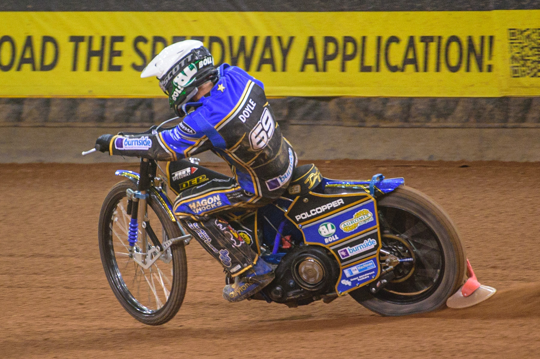 Jason Doyle (69) in action  during the FIM  Speedway Grand Prix of Great Britain at the Principality Stadium, Cardiff on Saturday 13th August 2022. (Credit: Ian Charles | MI News