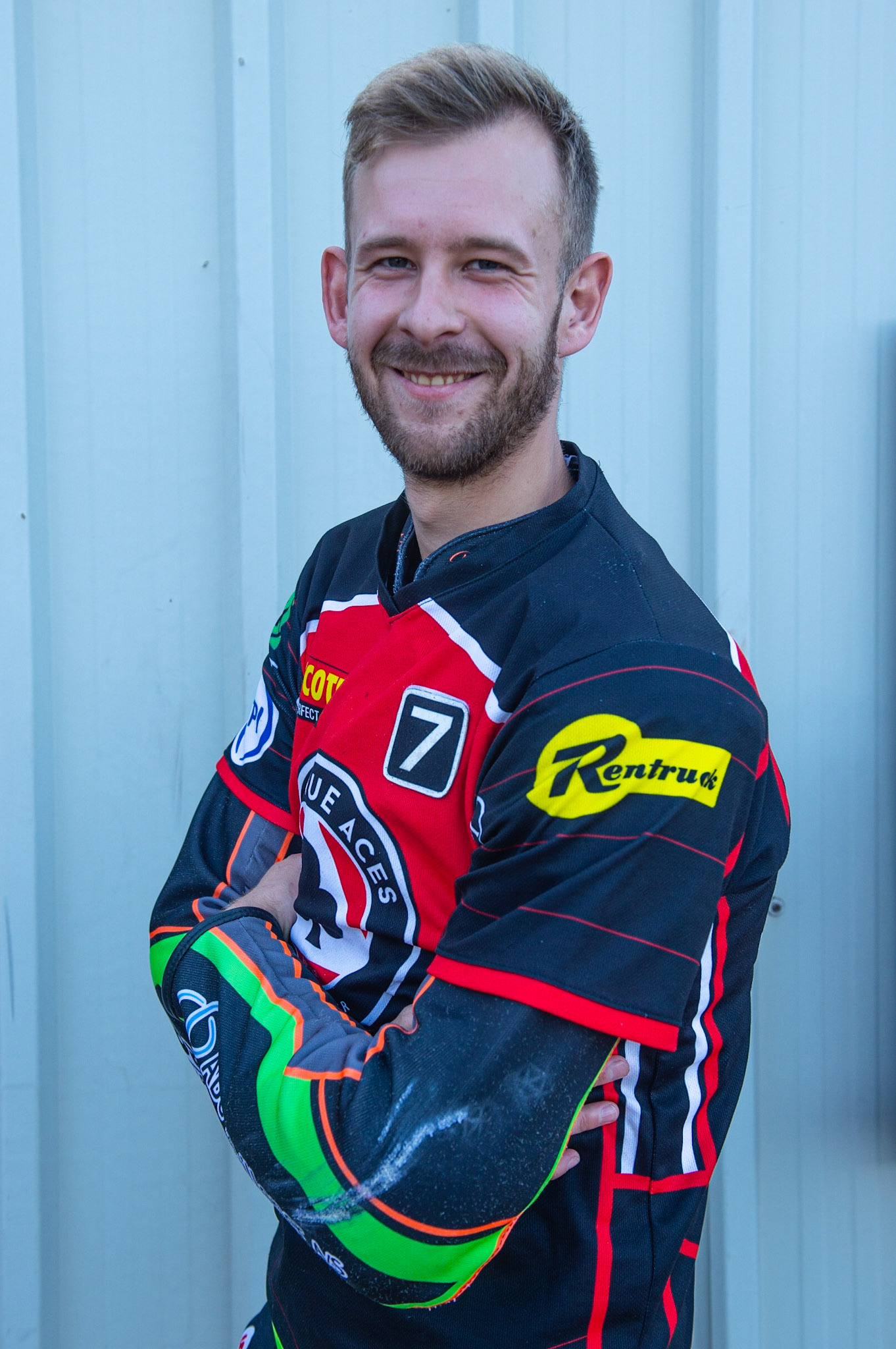 Photo by Ian Charles:

Nikolaj Busk-Jakobsen  - new Belle Vue Signing

Wolverhampton Wolves v Belle Vue Aces, British Speedway Premiership 5 August 2019