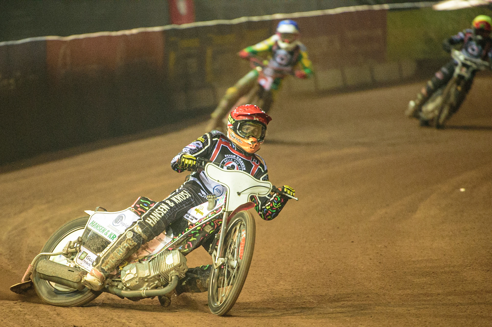 MANCHESTER, UK. MAR 21ST. Niels-Kristian Iversen in action  during the ATPI Peter Craven Memorial Trophy at the National Speedway Stadium, Manchester on Monday 21st March 2022. (Credit: Ian Charles | MI News)