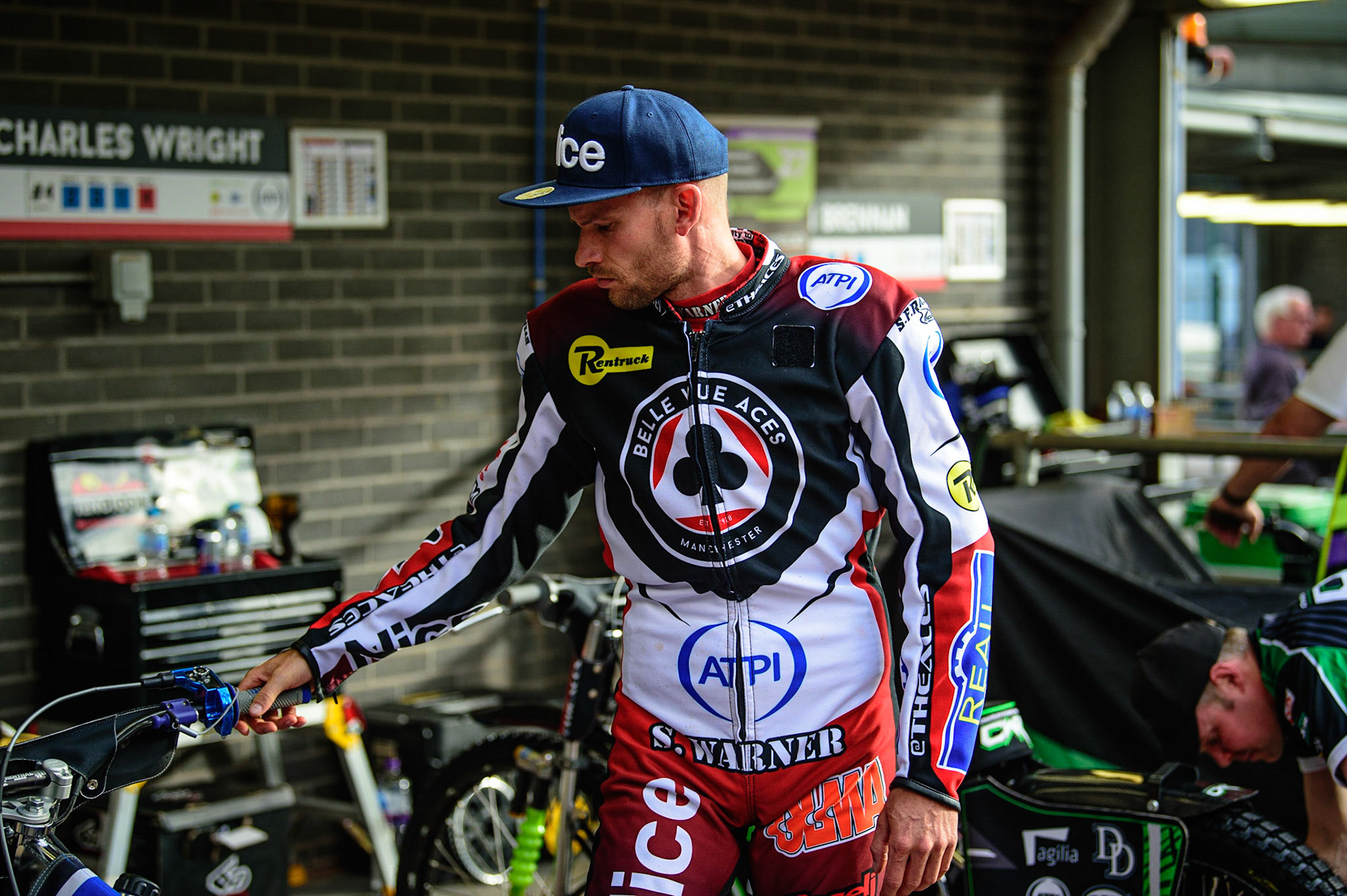 MANCHESTER UK  Matej Zagar  - Belle Vue ATPI Aces  during the SGB Premiership match between Belle Vue Aces and King's Lynn Stars at the National Speedway Stadium, Manchester on Monday 11th July 2022. (Credit: Ian Charles | MI News)