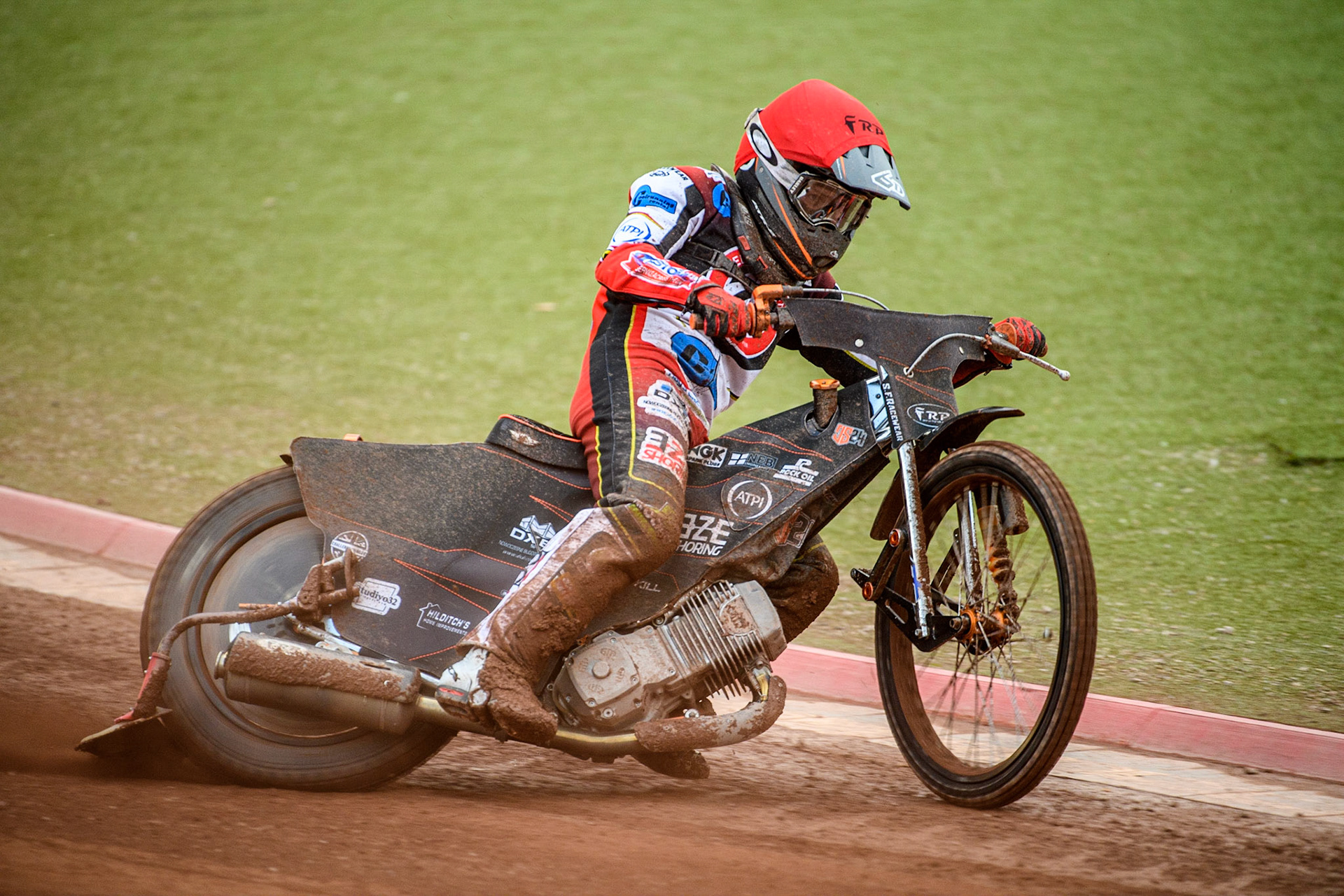 Jack Smith in action  for Belle Vue Cool Running Colts during the National Development League match between Belle Vue Colts and Mildenhall Fens Tigers at the National Speedway Stadium, Manchester on Friday 26th May 2023. (Photo: Ian Charles | MI News)