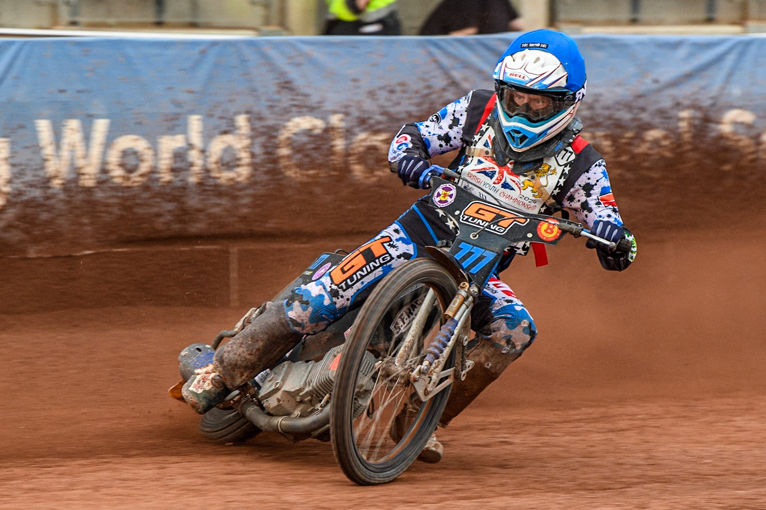 Billy Budd (500cc)   in action during the British Youth 500cc Championships at the National Speedway Stadium, Manchester on Friday 2nd August 2024. (Photo: Ian Charles | MI News)