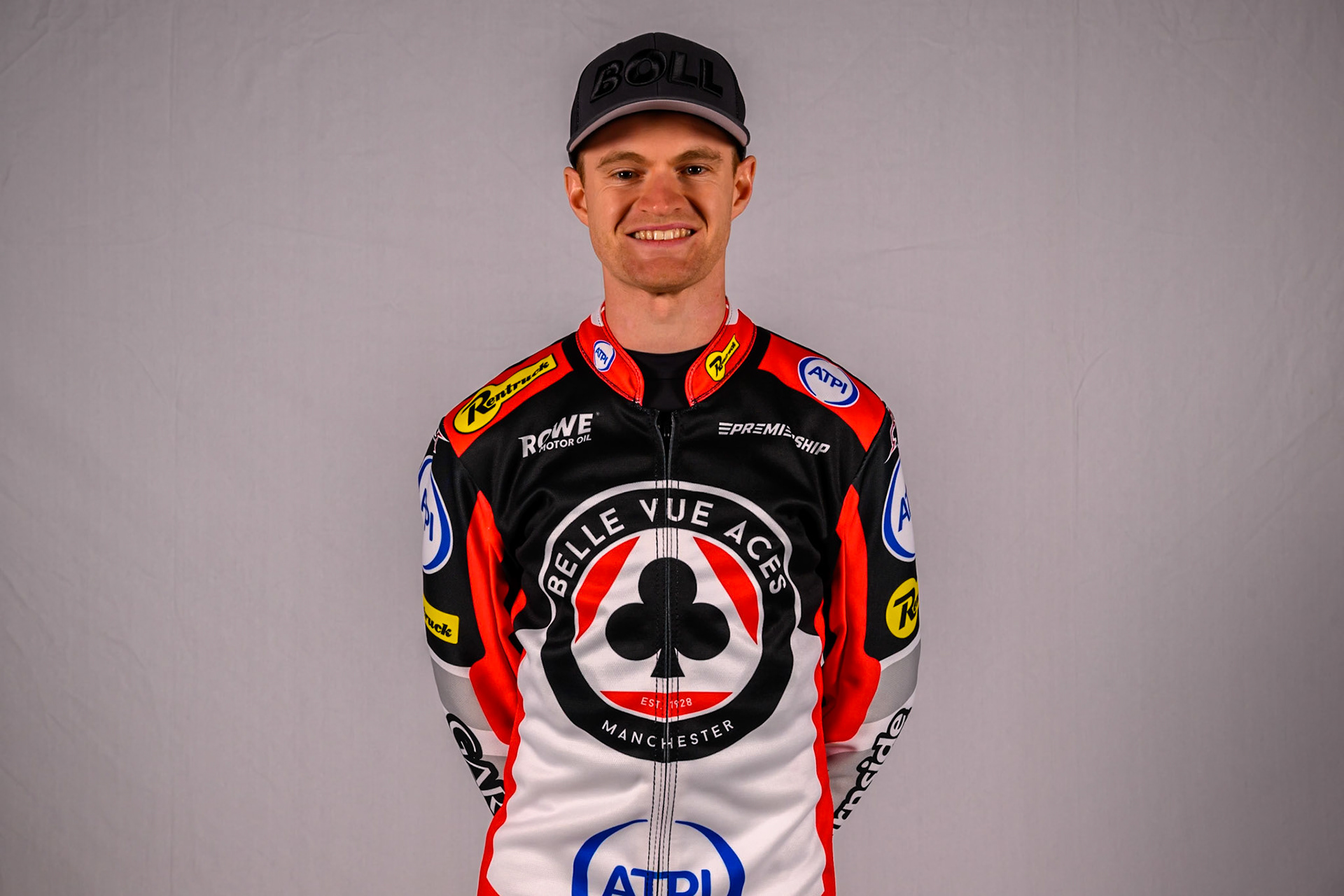 Brady Kurtz of Belle Vue Aces during the Belle Vue Aces Media Day at the National Speedway Stadium, Manchester on Wednesday 11th March 2026. (Photo: Ian Charles | MI News)