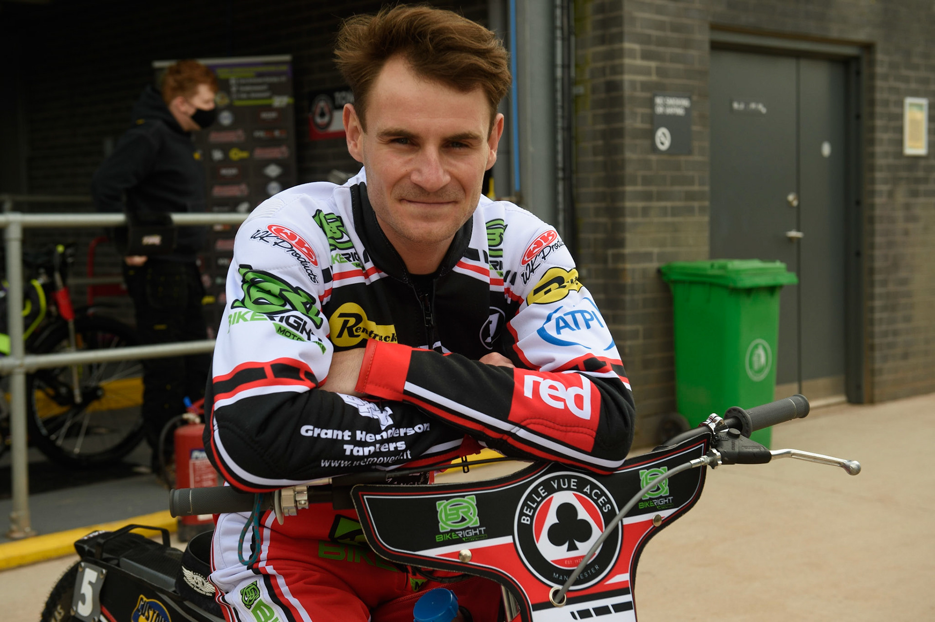 Photo: Ian CharlesRichie Worrall - Belle Vue AcesBelle Vue Press &amp; Practice, , National Speedway Stadium, Manchester Thursday  13  May  2021
