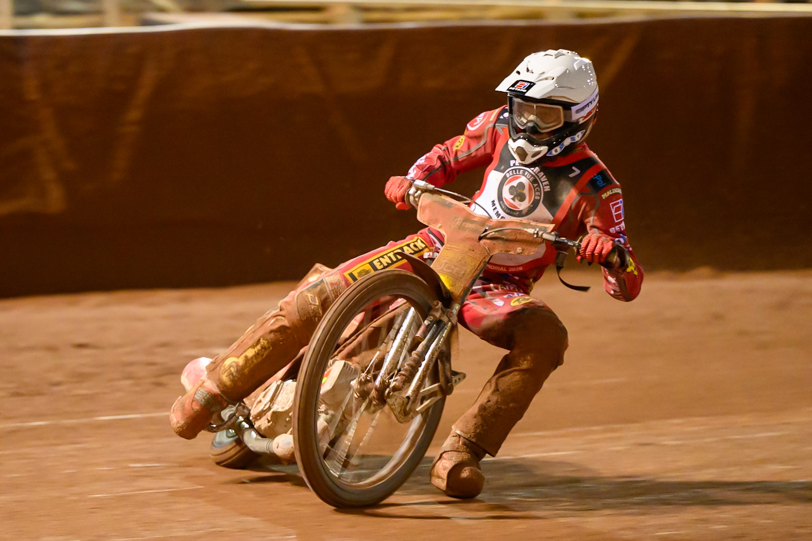 Max Fricke  in action during the Peter Craven Memorial Trophy at the National Speedway Stadium, Manchester, on Monday 16th March 2026. (Photo: Ian Charles | MI News)