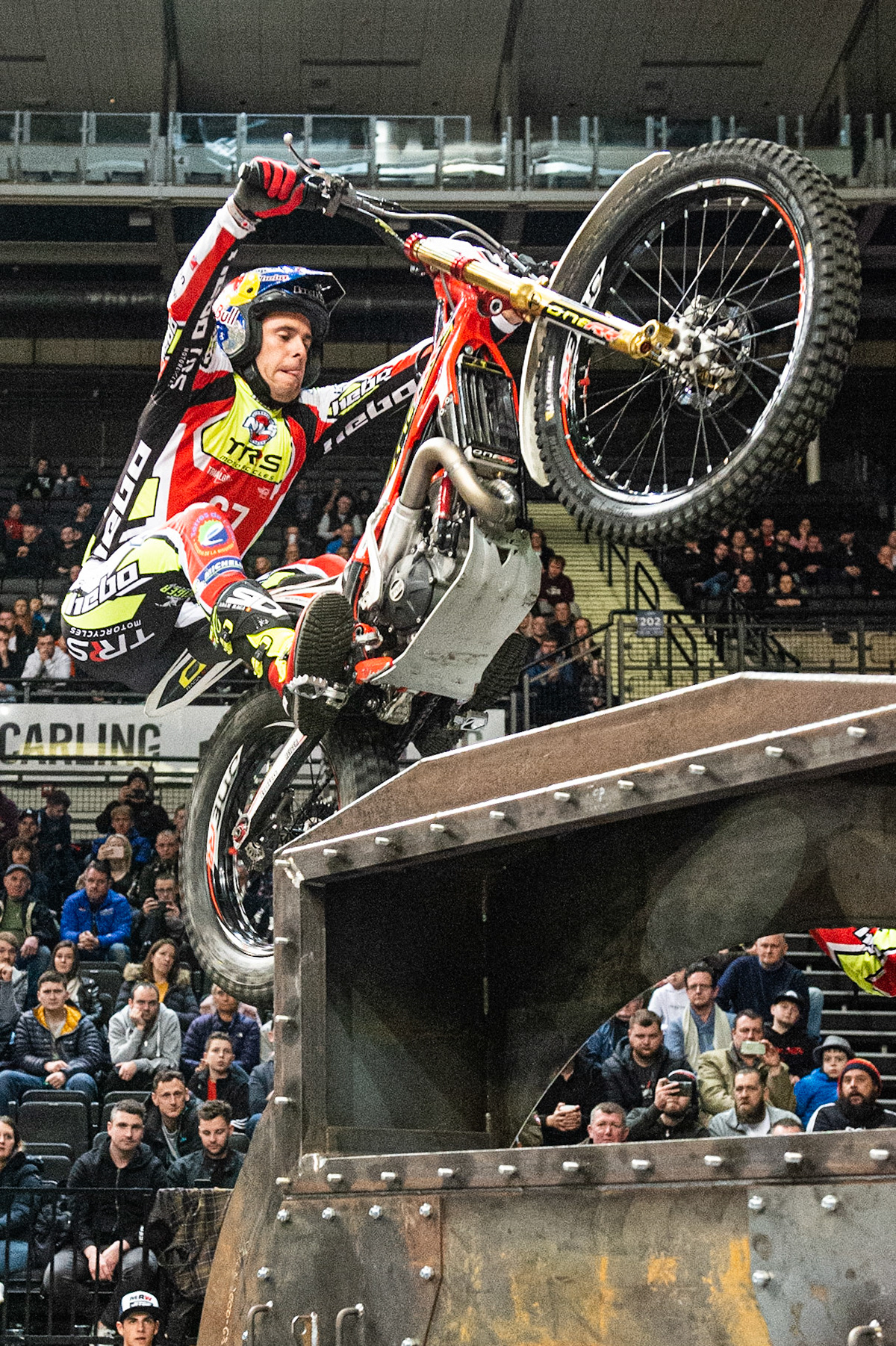 SHEFFIELD, ENGLAND  - DECEMBER 28TH  Adam Raga, Spain (TRRS) on Section 1 in the Final  during the 25th Anniversary Sheffield Indoor Trial at the FlyDSA Arena, Sheffield on Saturday 28th December 2019. (Credit: Ian Charles | MI News)