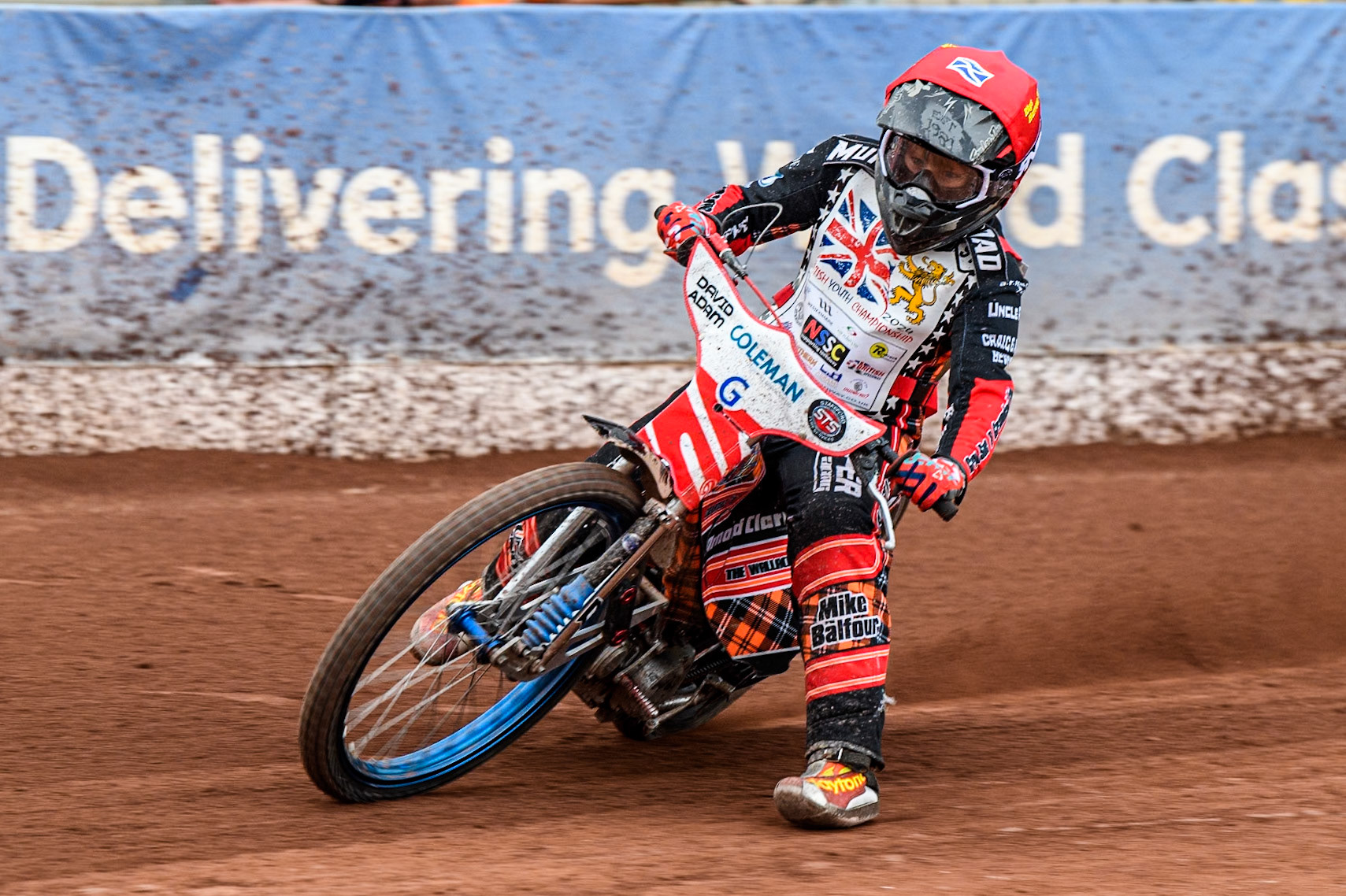 Rhys Harrow (125cc)  in action during the British Youth 500cc Championships at the National Speedway Stadium, Manchester on Friday 2nd August 2024. (Photo: Ian Charles | MI News)