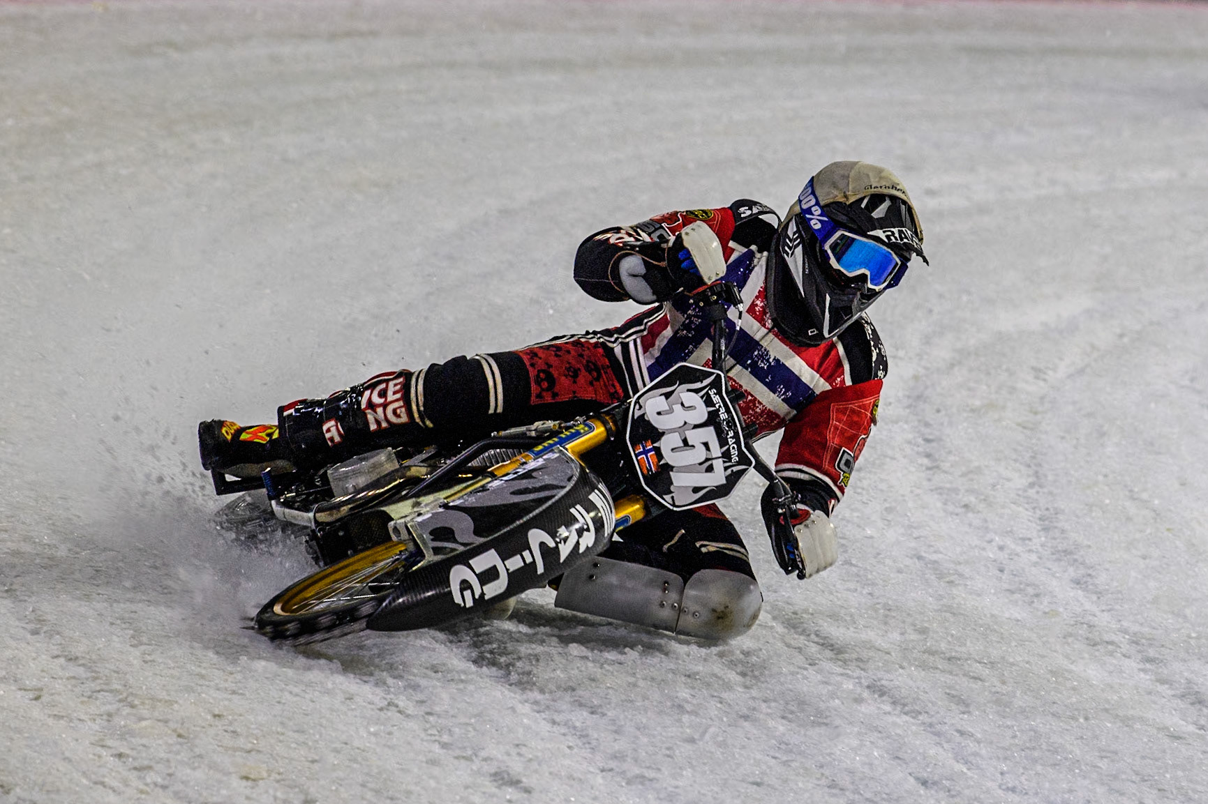 Jo Saetre of Norway in action during the Roelof Thijs Bokaal at Ice Rink Thialf, Heerenveen, The Netherlands on Friday 5th April 2024. (Photo: Ian Charles | MI News)