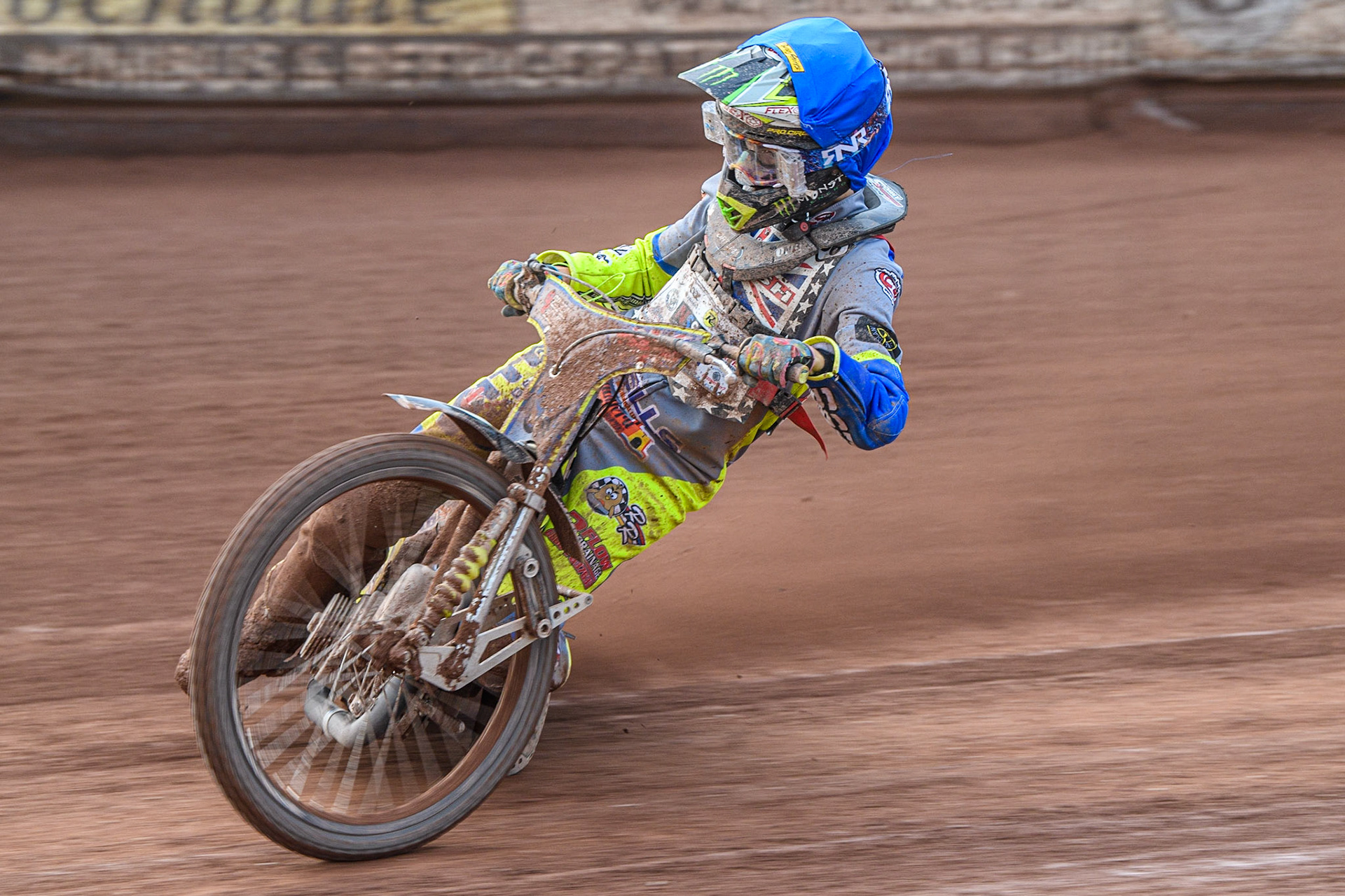 Sonny Springer in action  during the British Youth Speedway Championships at the National Speedway Stadium, Manchester on Friday 21st July 2023. (Photo: Ian Charles | MI News)