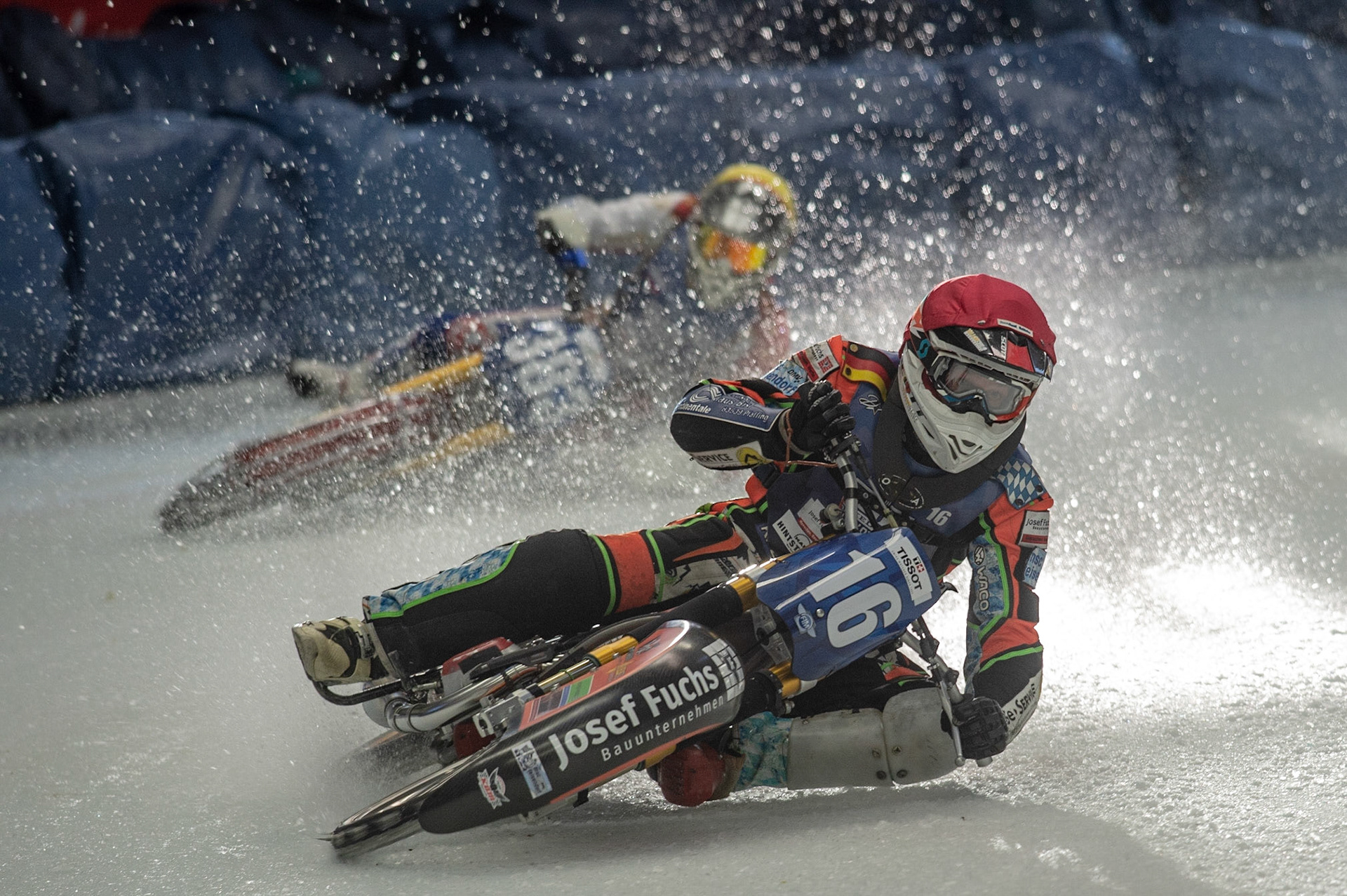 Photo: Ian Charles

Markus Jell (16) leads Nikita Toloknov (383)

FIM Ice Speedway Gladiators World Championship, Event 4.1, Max-Aicher-Arena, Inzell, Germany, Saturday 16 March 2019