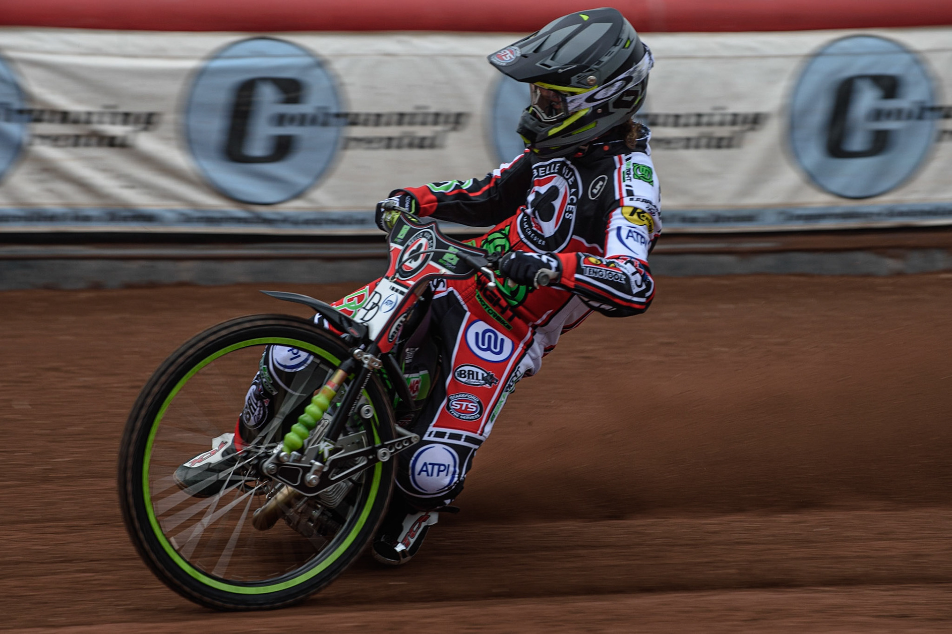 Photo: Ian CharlesCharles Wright in actionBelle Vue Press &amp; Practice Day, National Speedway Stadium, Manchester Thursday  13  May  2021