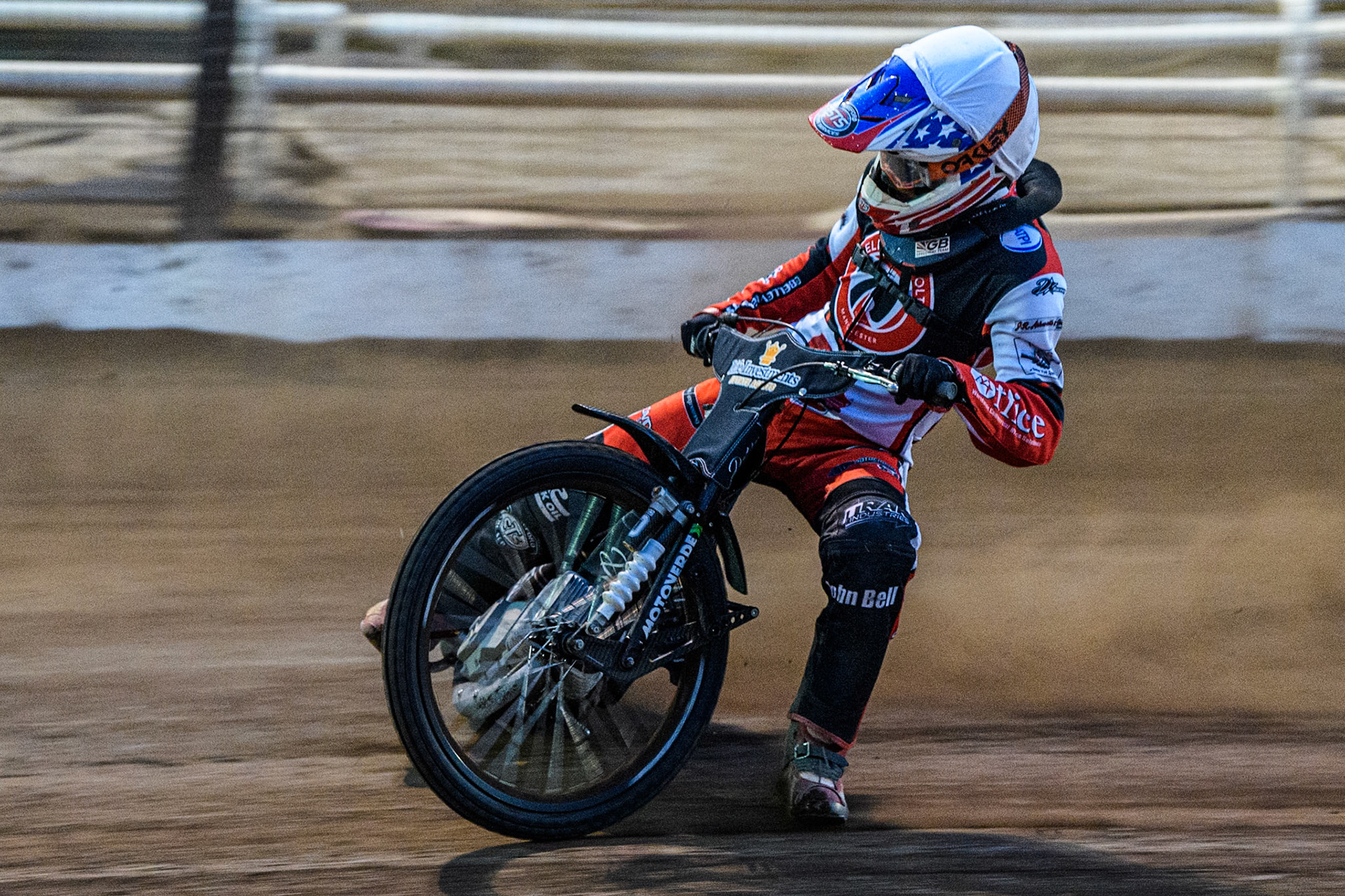 Belle Vue Colts' Freddy Hodder in action during the WSRA National Development League match between Steelers and Belle Vue Colts at Owlerton Stadium, Sheffield on Monday 5th May 2025. (Photo: Ian Charles | MI News)