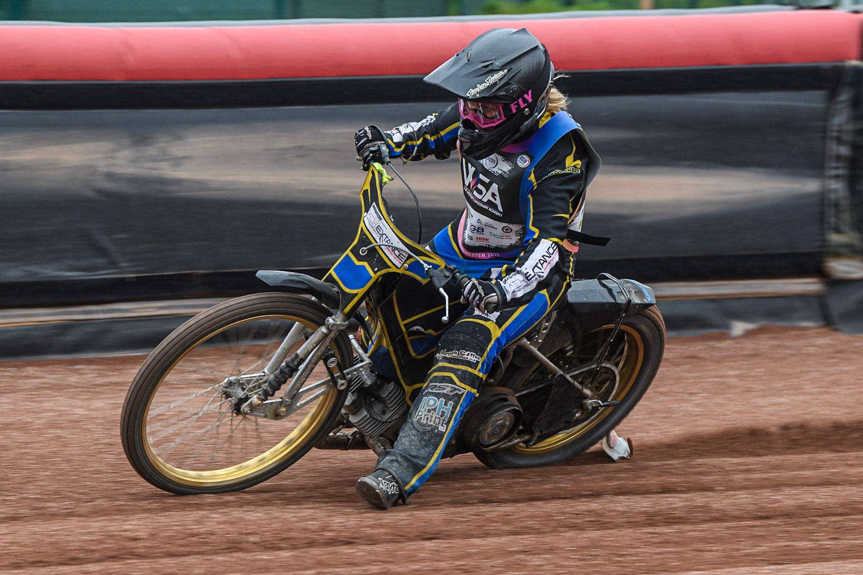Katy Bullock on track during the FIM Women's  Speedway Academy at the National Speedway Stadium, Manchester on Friday 4th August 2023. (Photo: Ian Charles | MI News)