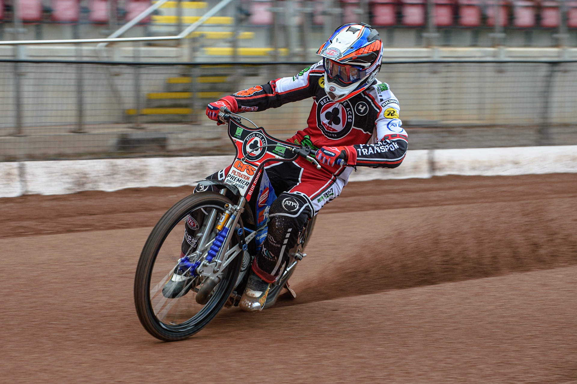 Photo: Ian CharlesSteve Worrall In ActionDiscovery Networks Eurosport Speedway Season Launch, National Speedway Stadium, Manchester Wednesday  12  May  2021