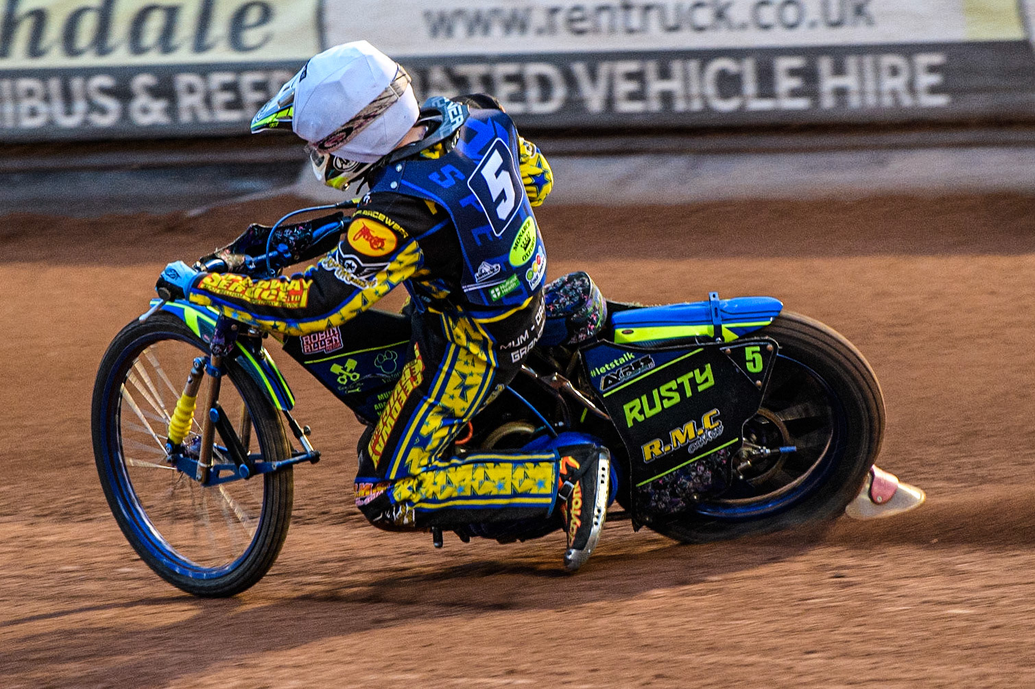 Ryan Kinsley  in action  for Oxford WSRA Chargers during the National Development League match between Belle Vue Colts and Oxford Chargers at the National Speedway Stadium, Manchester on Friday 12th May 2023. (Photo: Ian Charles | MI News)