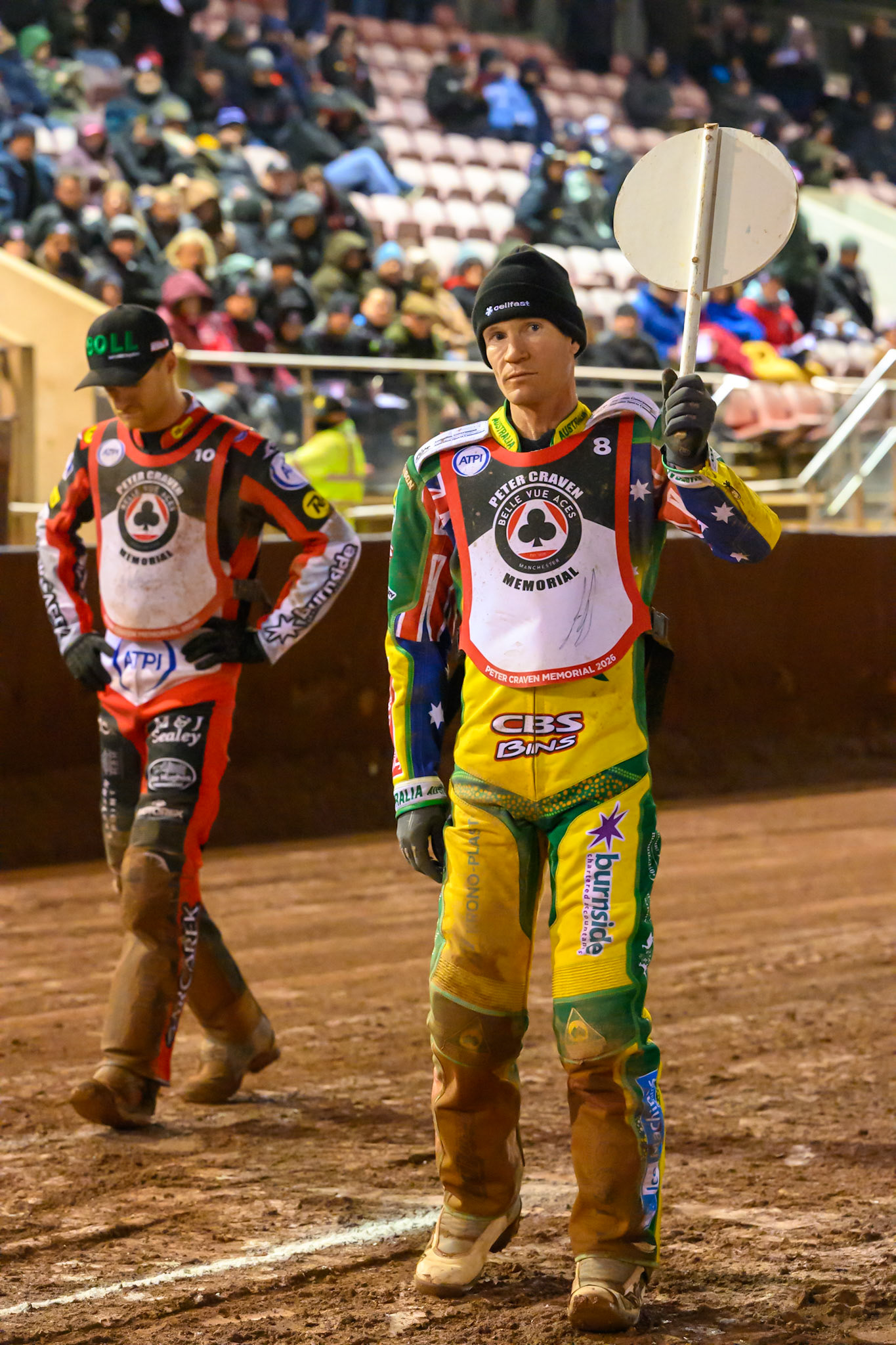 Jason Doyle  selects the White gate in the Final during the Peter Craven Memorial Trophy at the National Speedway Stadium, Manchester, on Monday 16th March 2026. (Photo: Ian Charles | MI News)