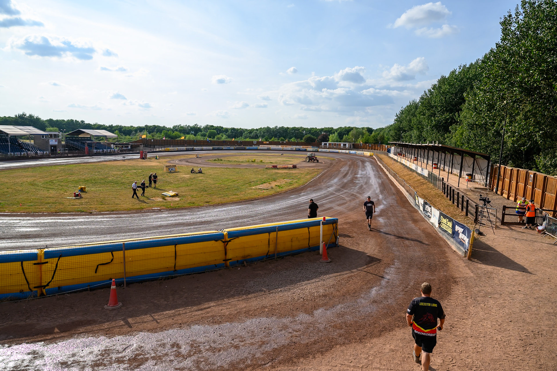 General view of The Hydroscan Arena from the pits during the Rowe Motor Oil Premiership match between Leicester Lions and Belle Vue Aces at the Hydroscan Arena, Leicester on Thursday 23rd July 2026. (Photo: Ian Charles | MI News)
