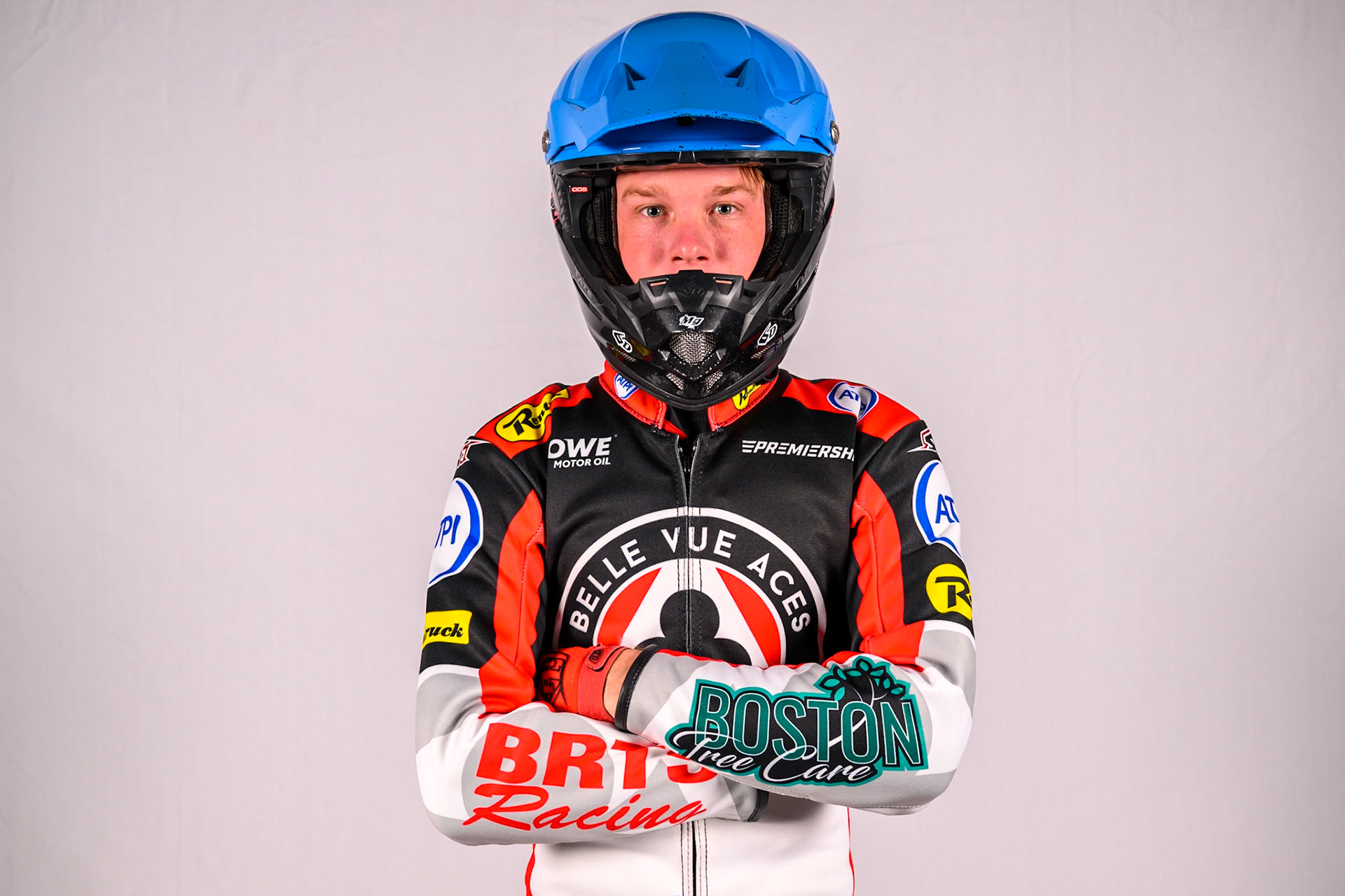 Tate Zischke of Belle Vue Aces during the Belle Vue Aces Media Day at the National Speedway Stadium, Manchester on Wednesday 11th March 2026. (Photo: Ian Charles | MI News)