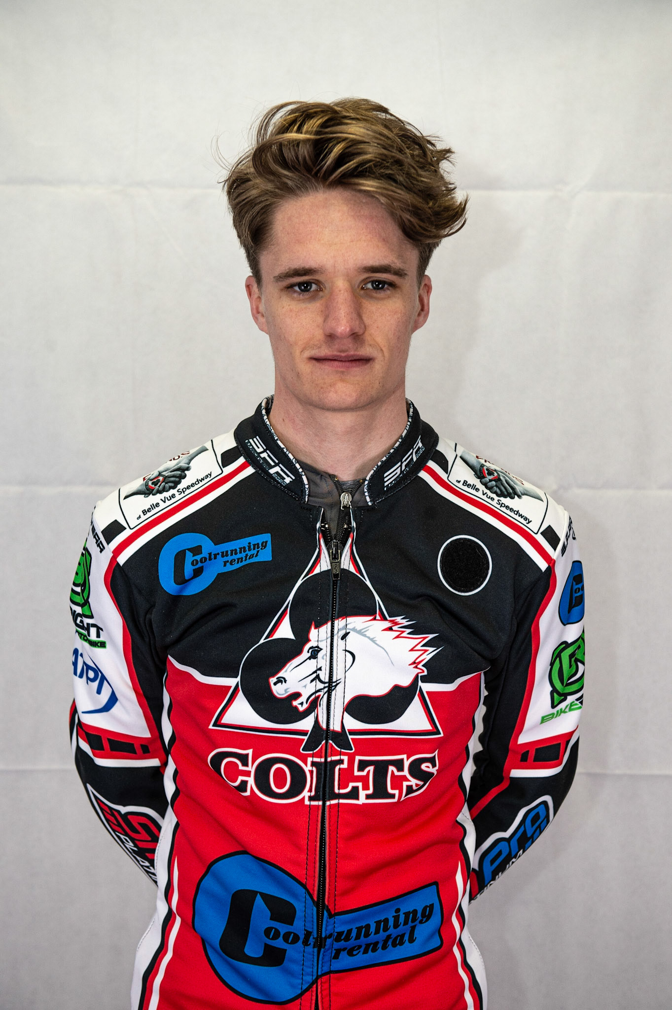 MANCHESTER, ENGLAND  - March 12  Ben Rathbone of Belle Vue Colts  during The Belle Vue Speedway Media Day, at The National Speedway Stadium, Manchester, on Thursday 12 March 2020. (Credit: Ian Charles | MI News)